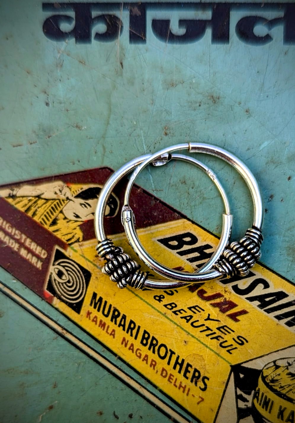 Tribal wirework hoops