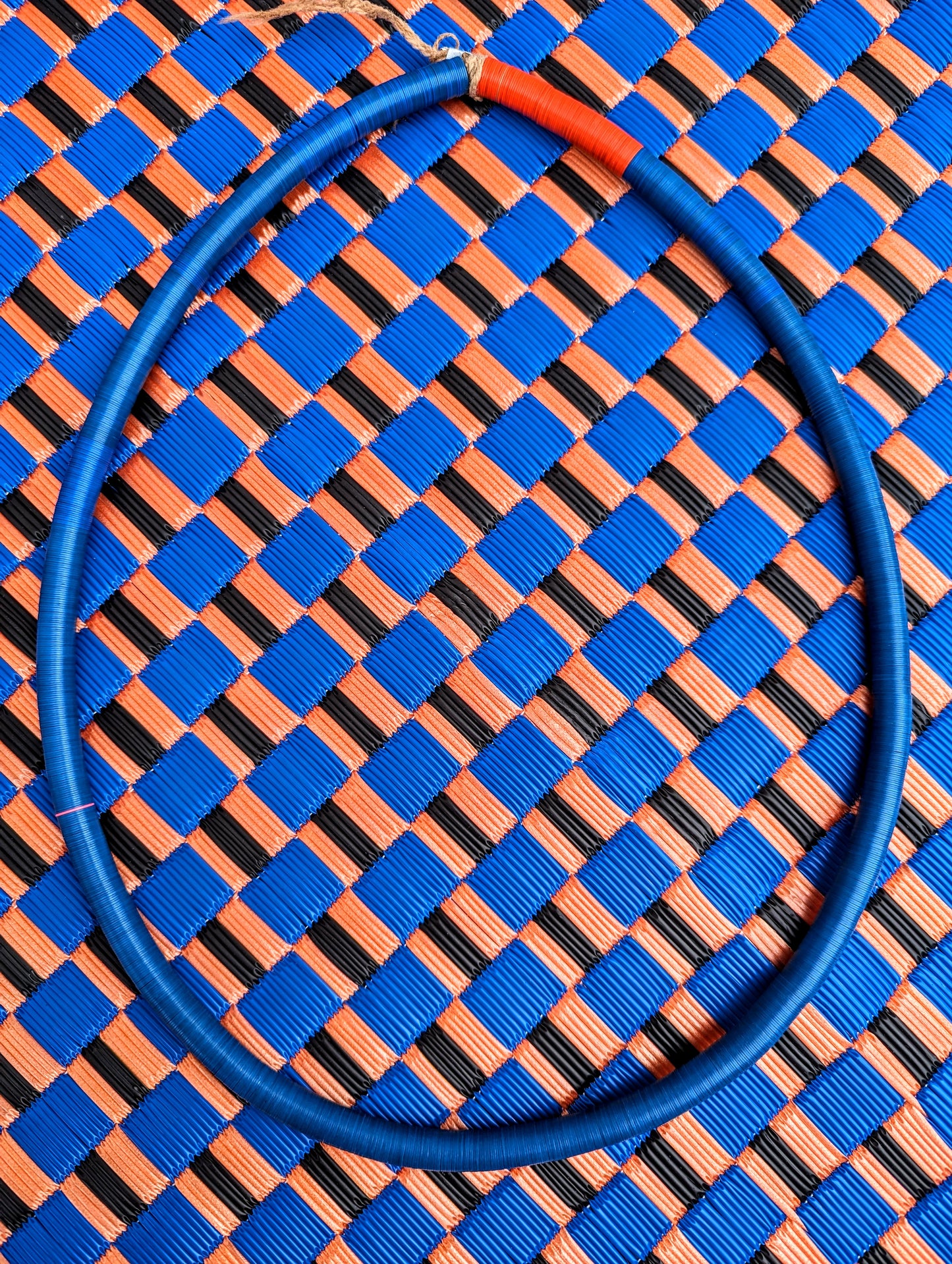 Nigerian bakelite blues necklaces