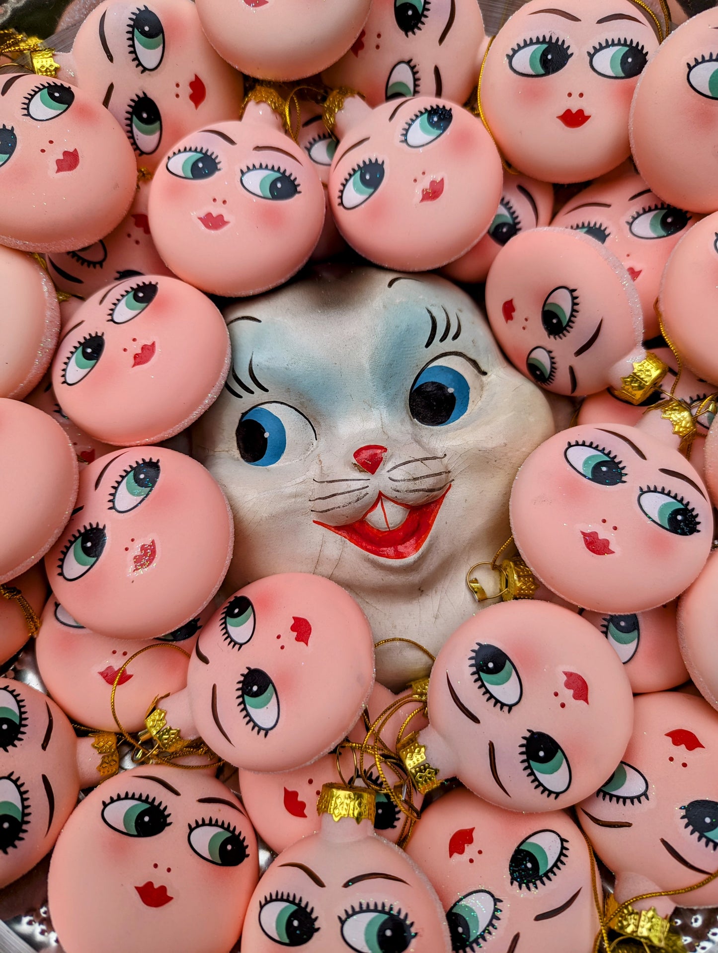 1950s style doll faces