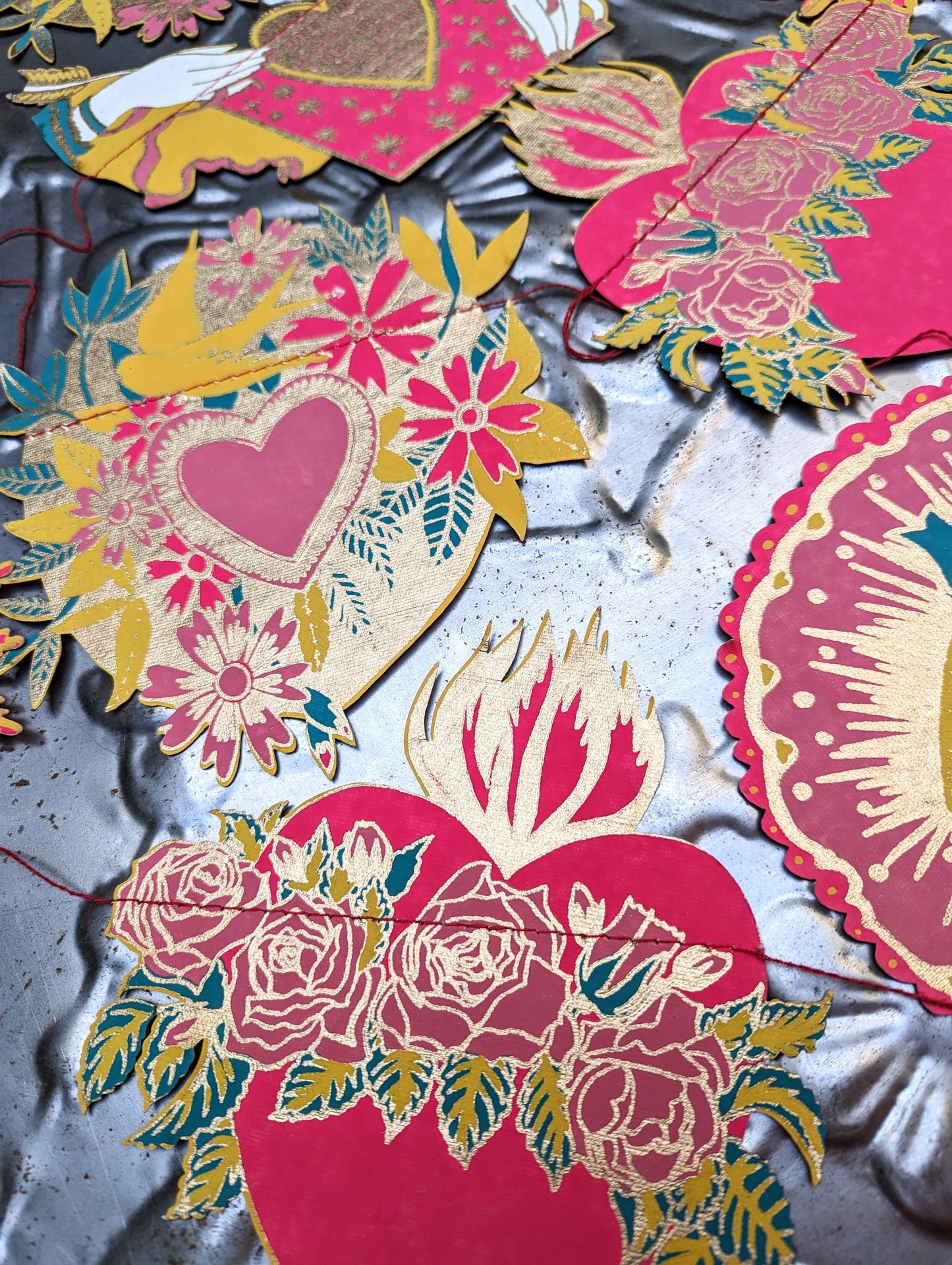 Sacred heart garland