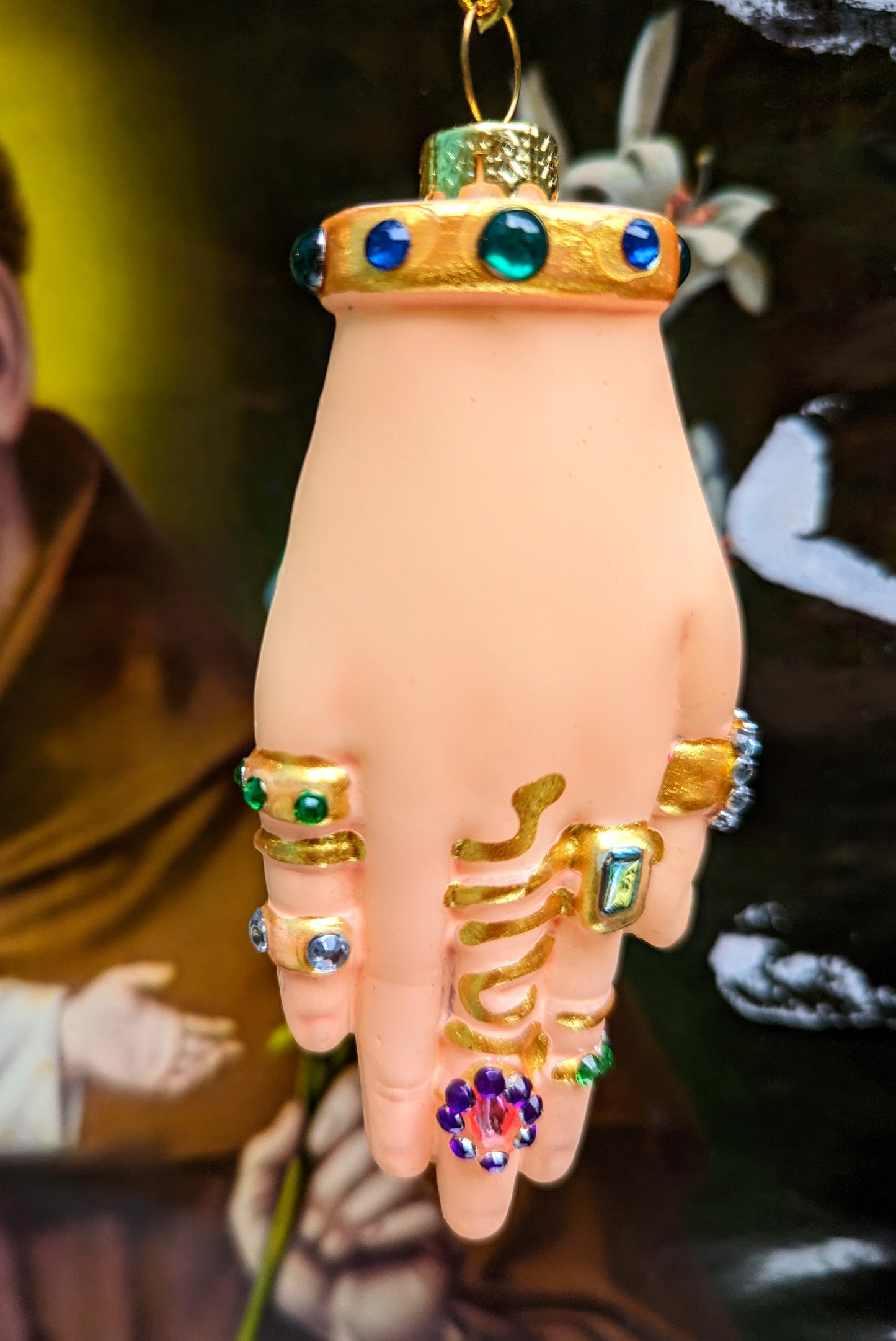 Bejewelled hands