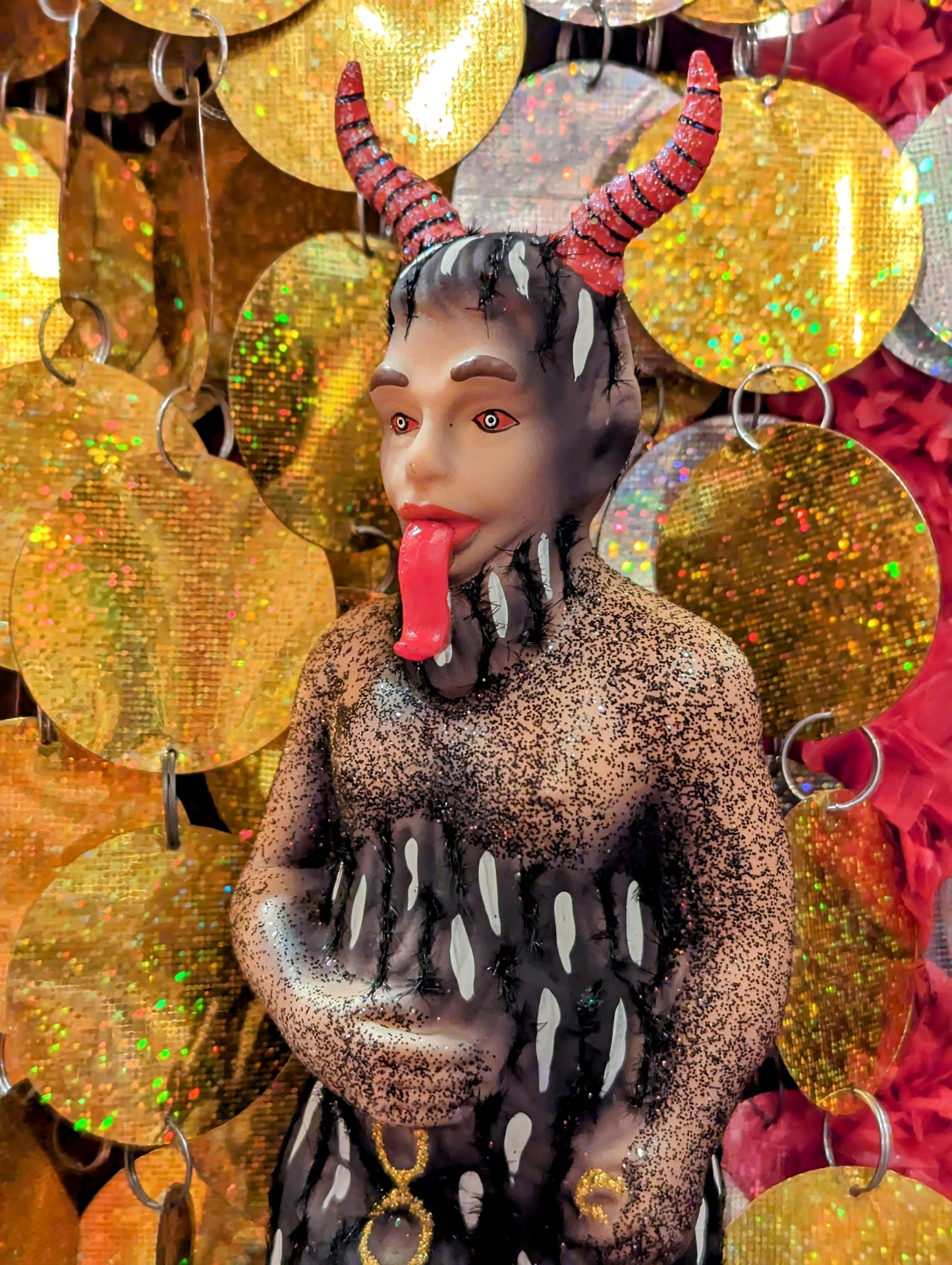 Krampus tree topper