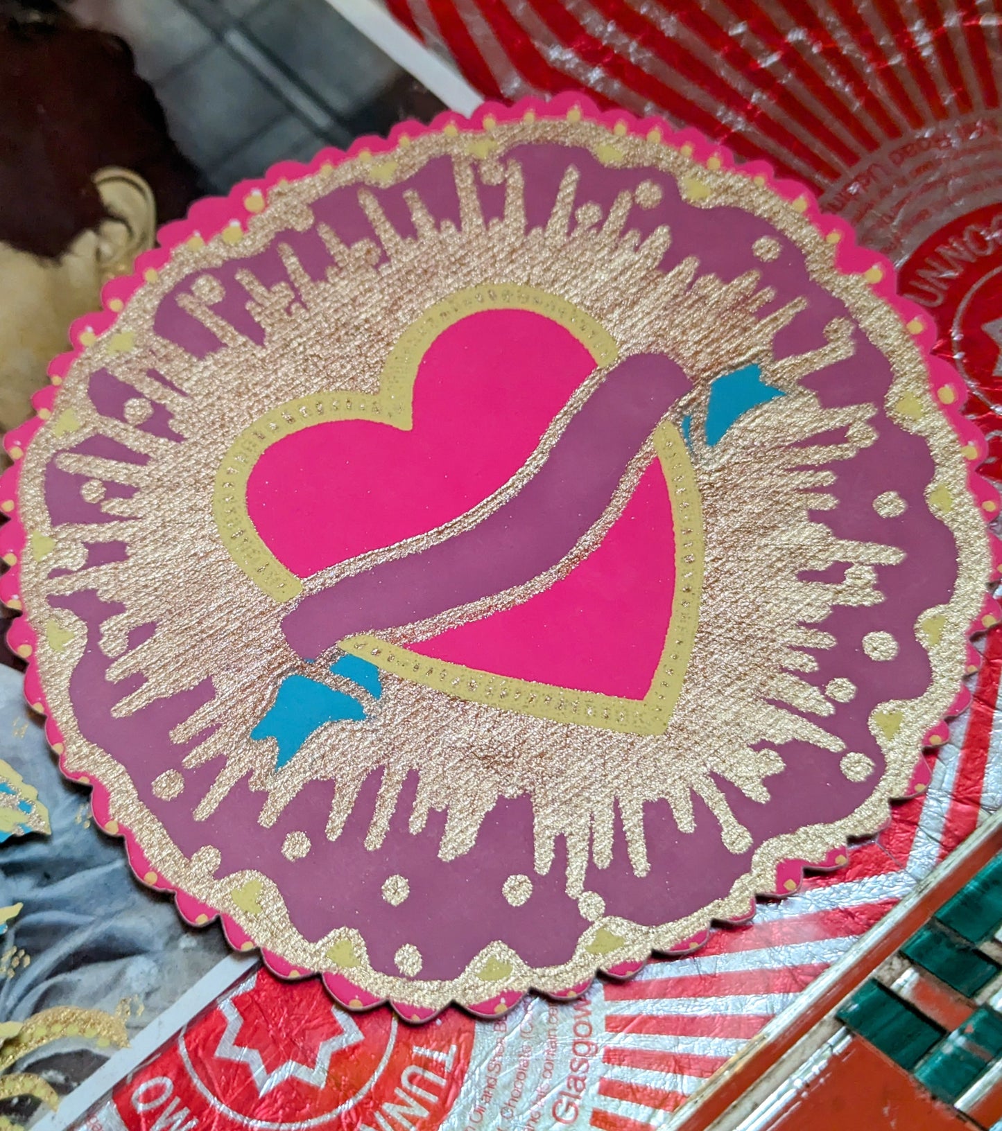 Sacred heart valentines cards