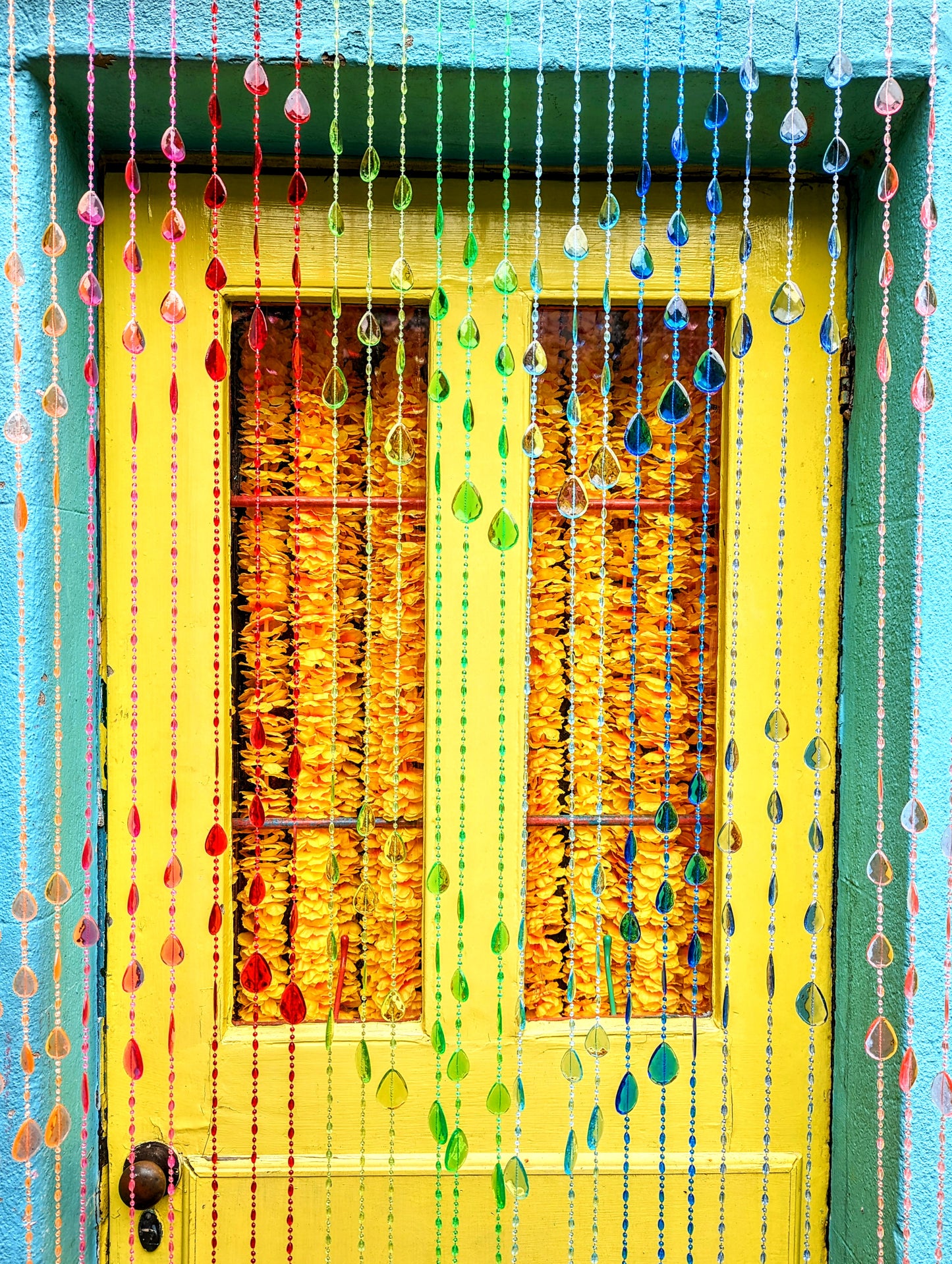 Jewel rainbow door curtain
