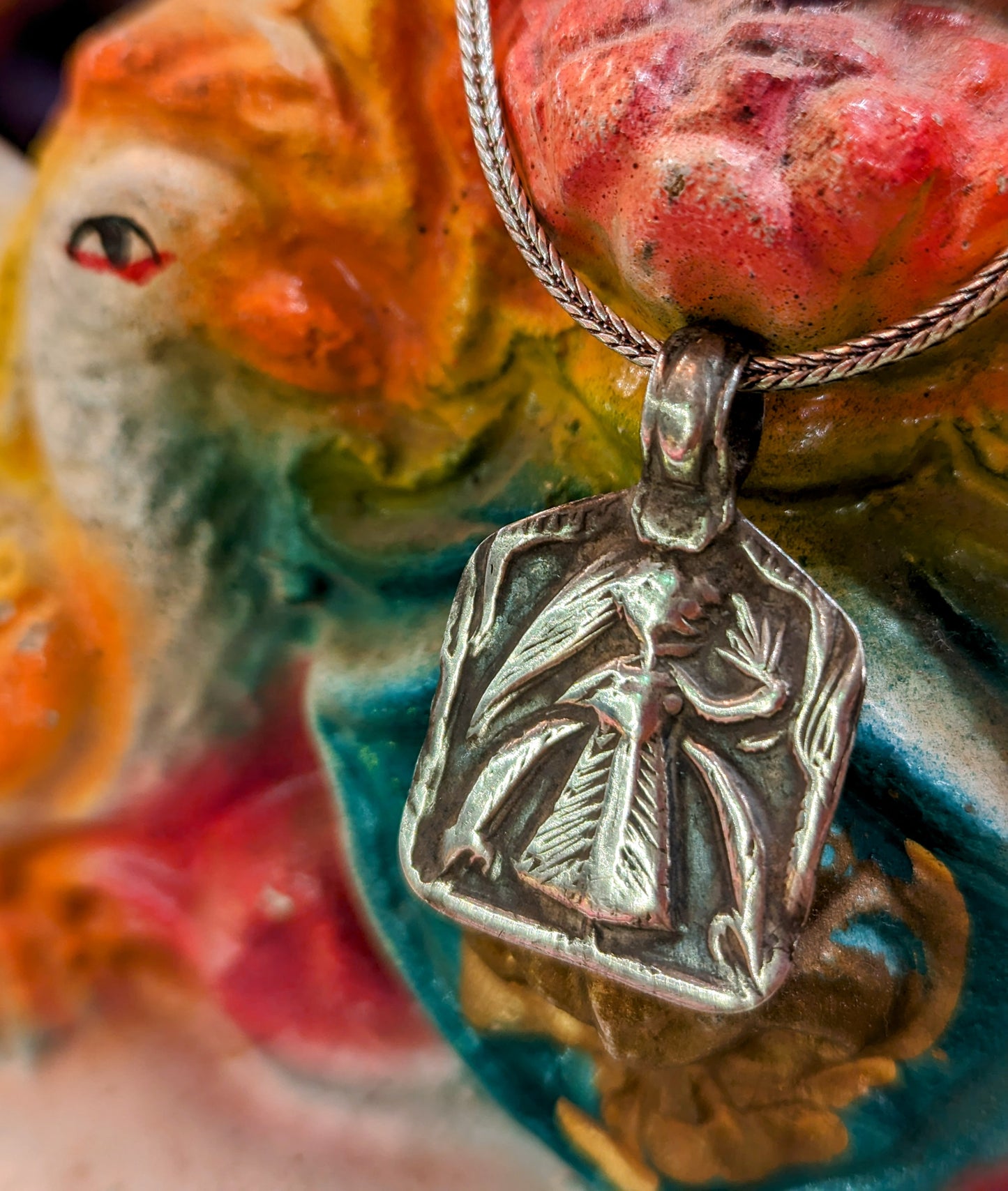 Antique Indian god amulet pendants - Kansari