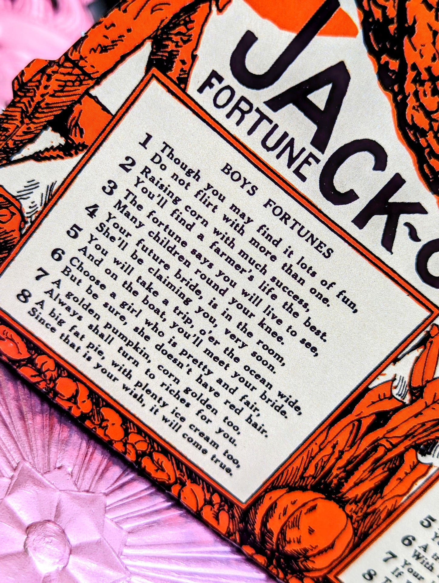 Jack-O-Lantern fortune wheel game