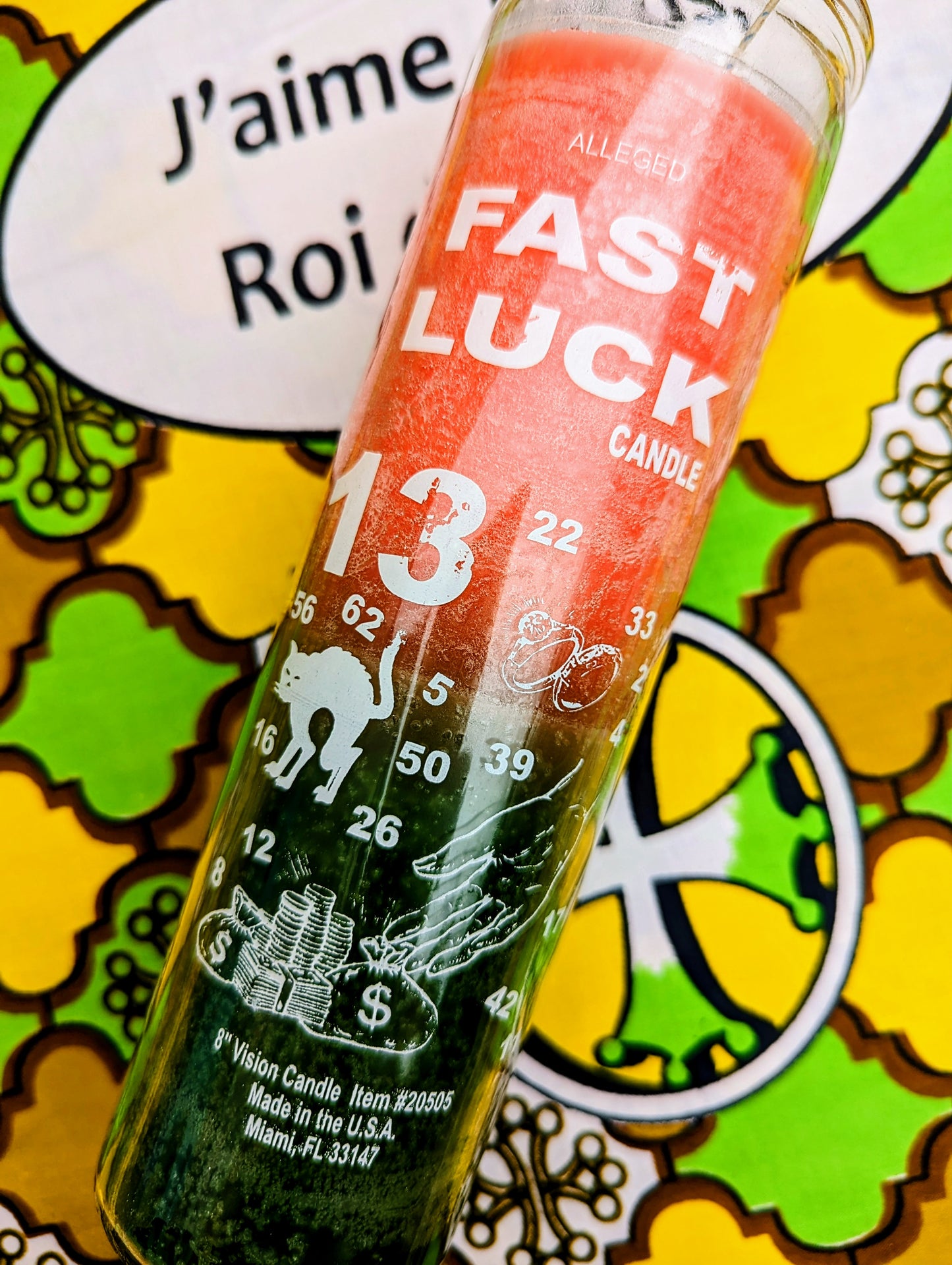 Luck, love and devotion candles