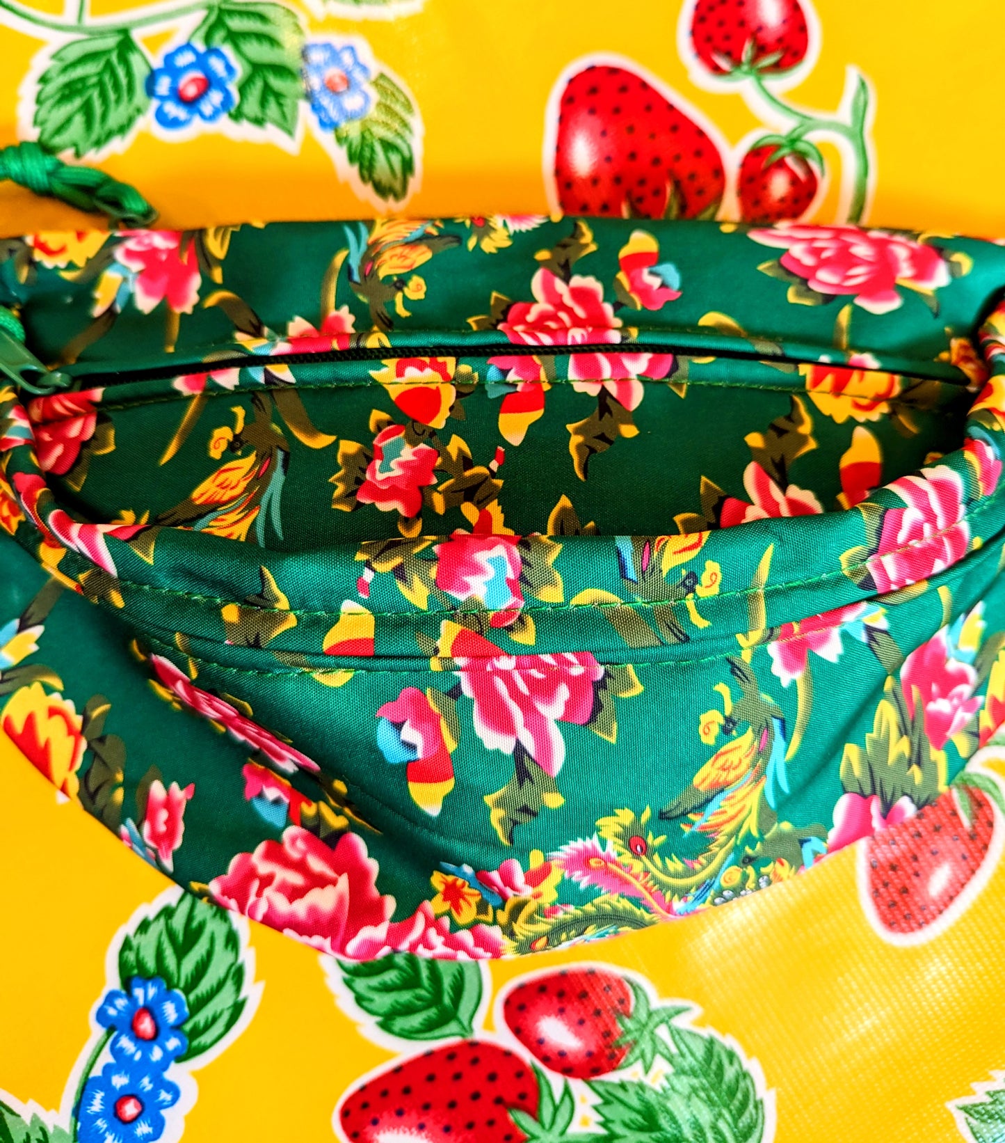 Shanghai peony bum bag