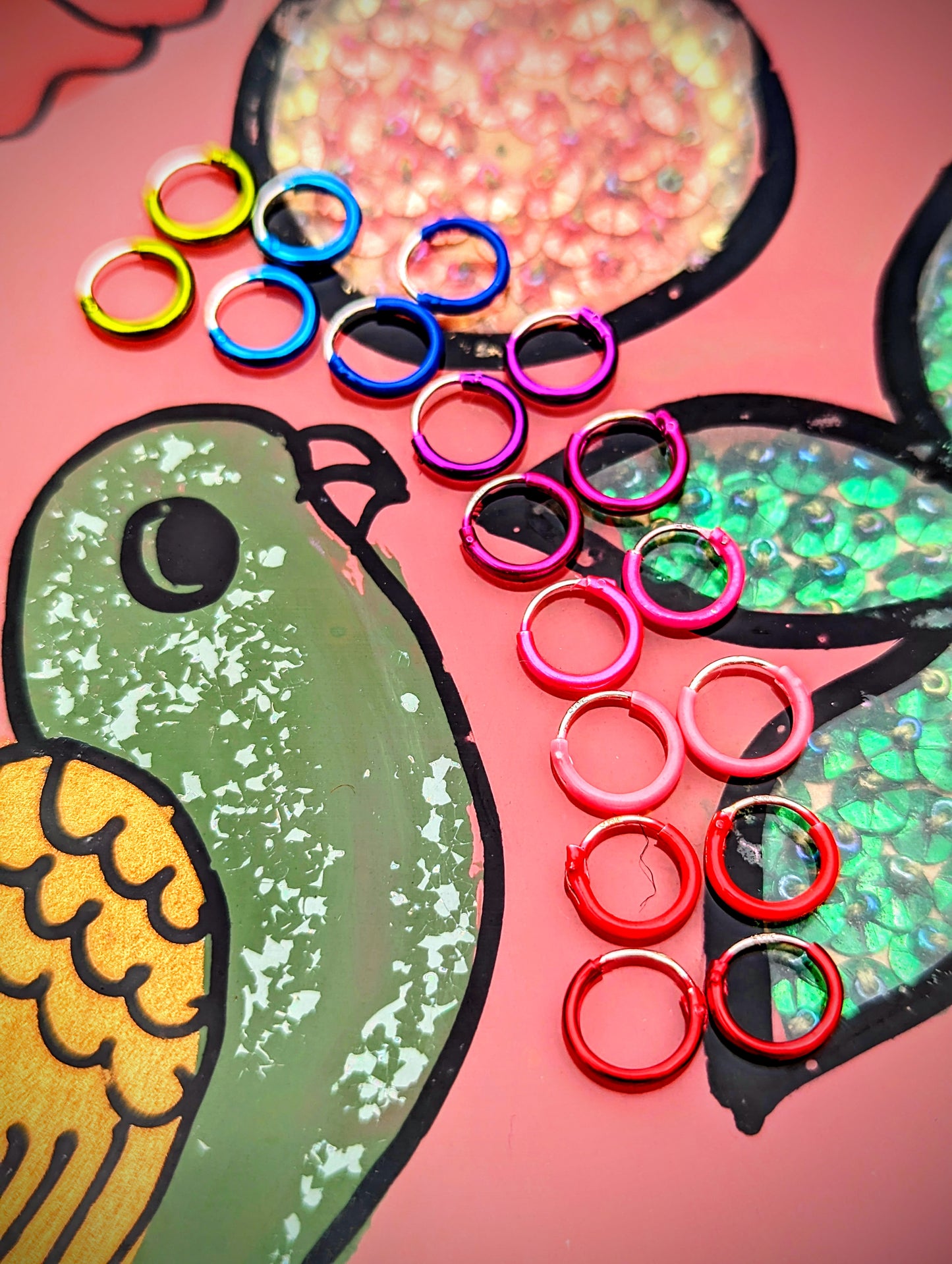 Colourfun huggy hoops