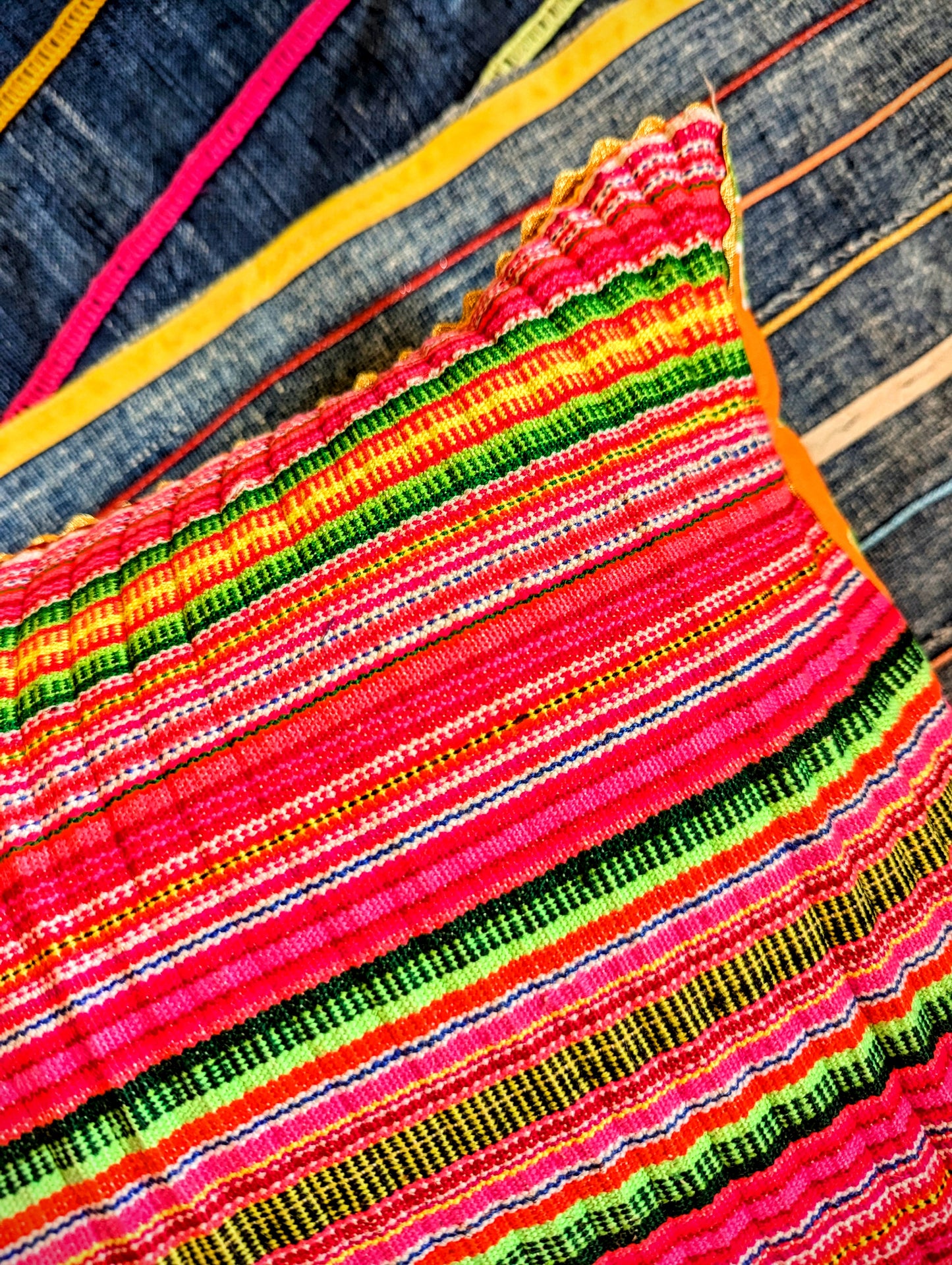 Tribal textile stripes