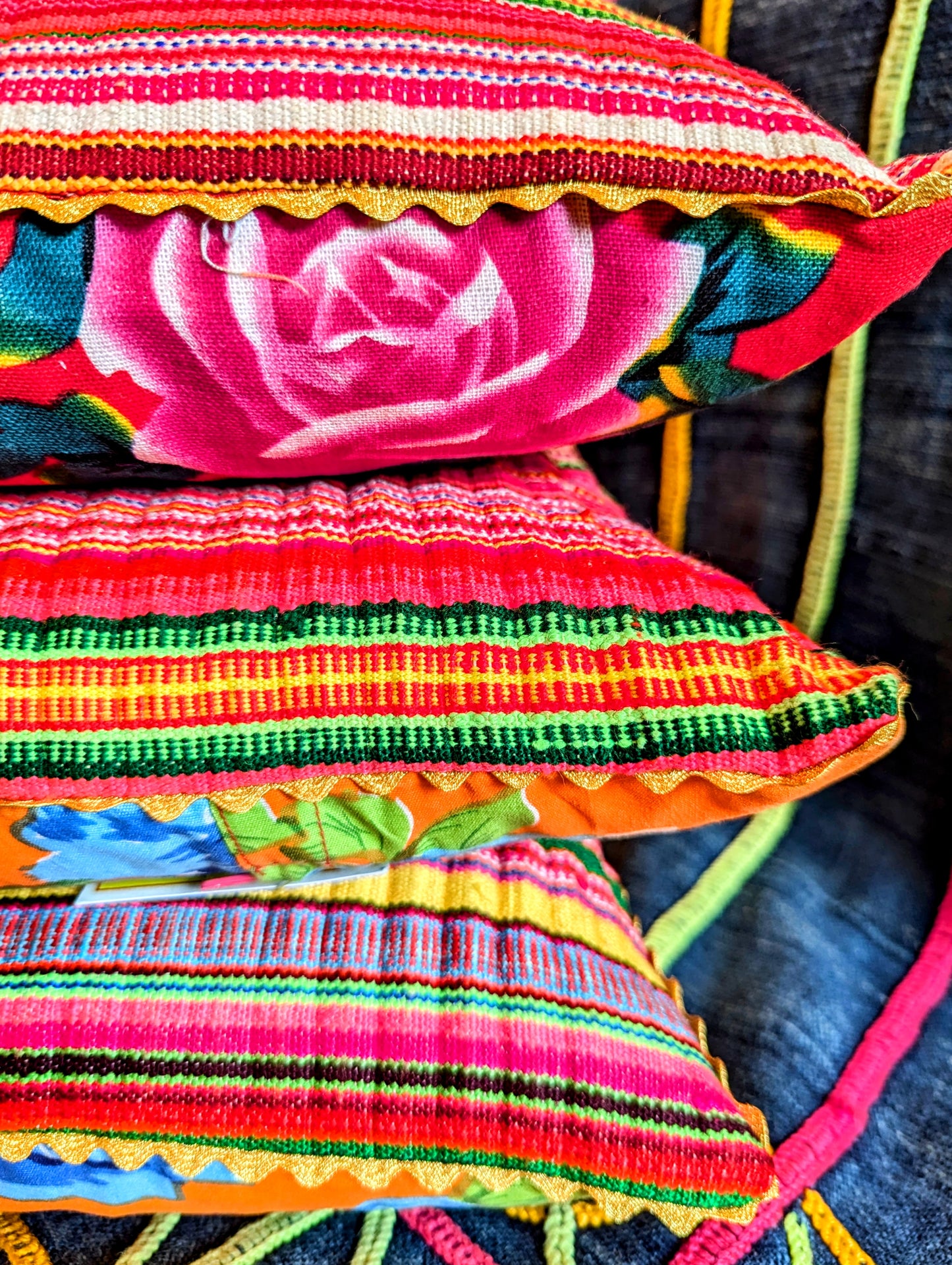Tribal textile stripes
