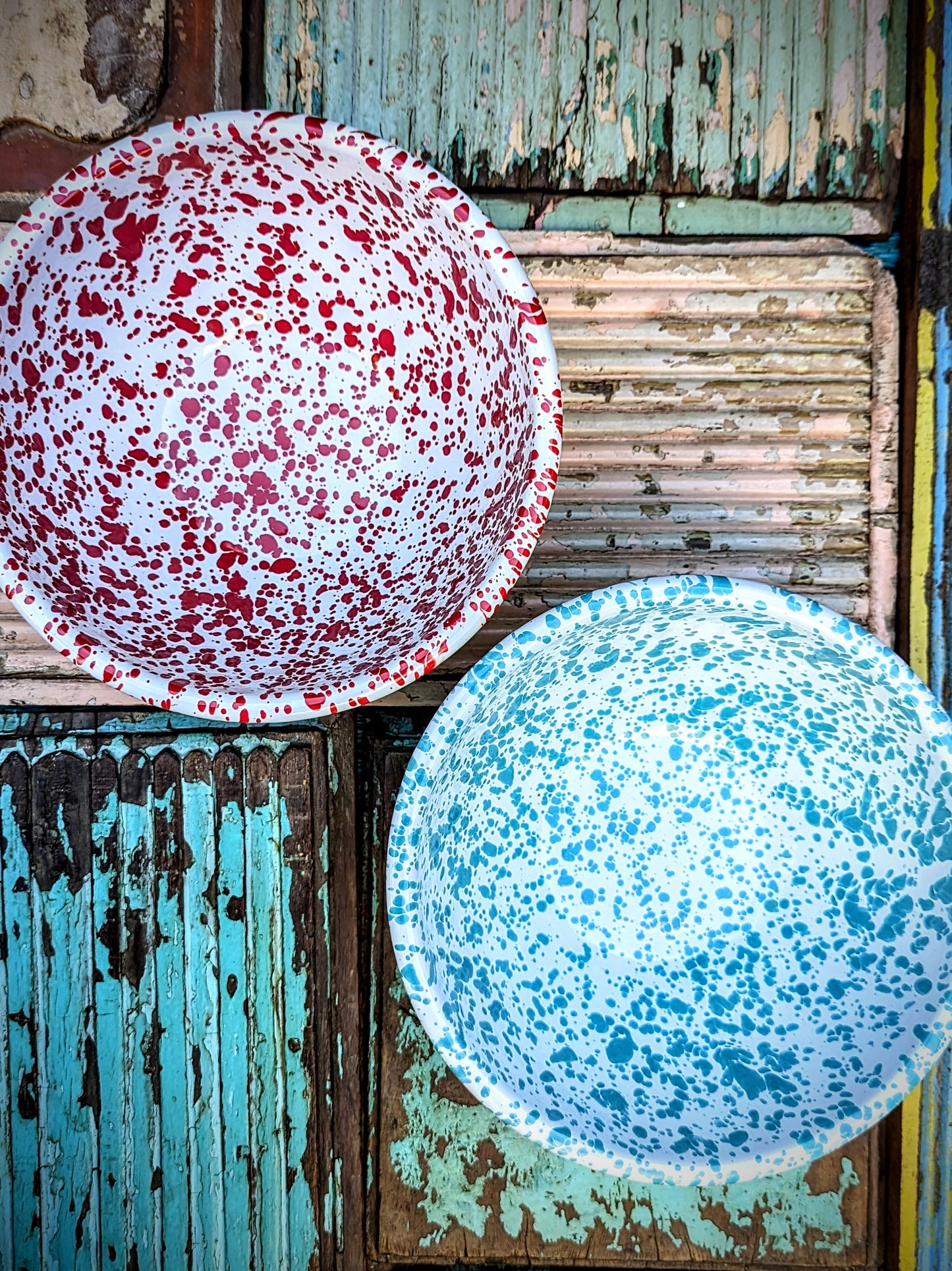 Splatterware bowls