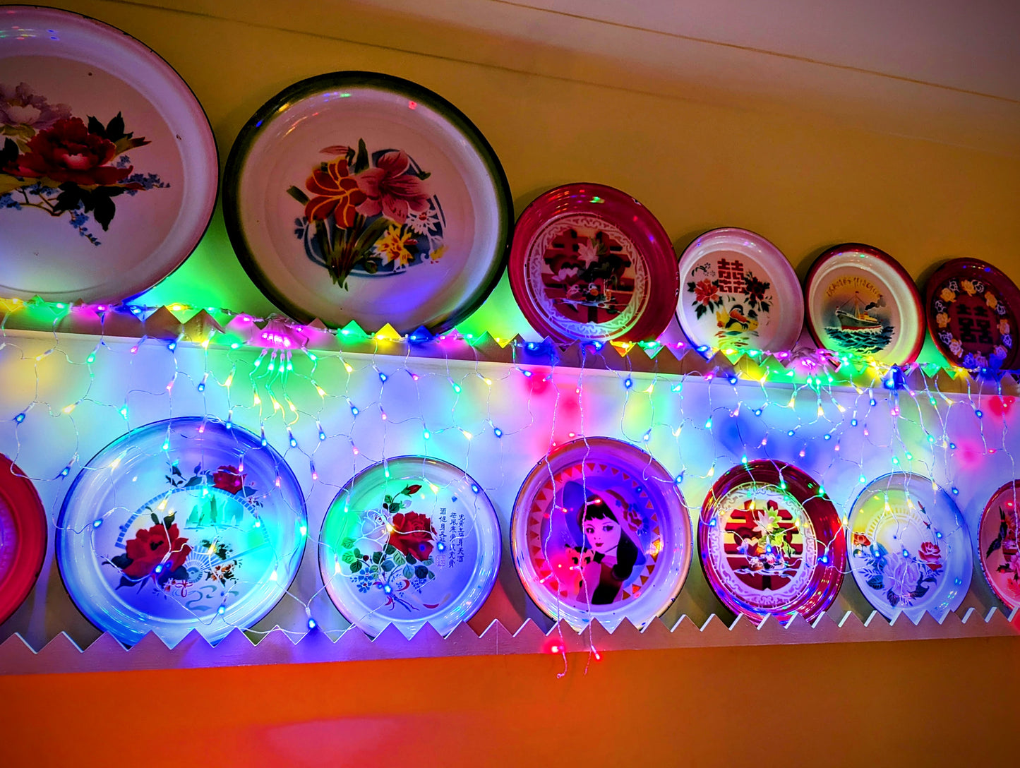 Diwali delight peacock lights
