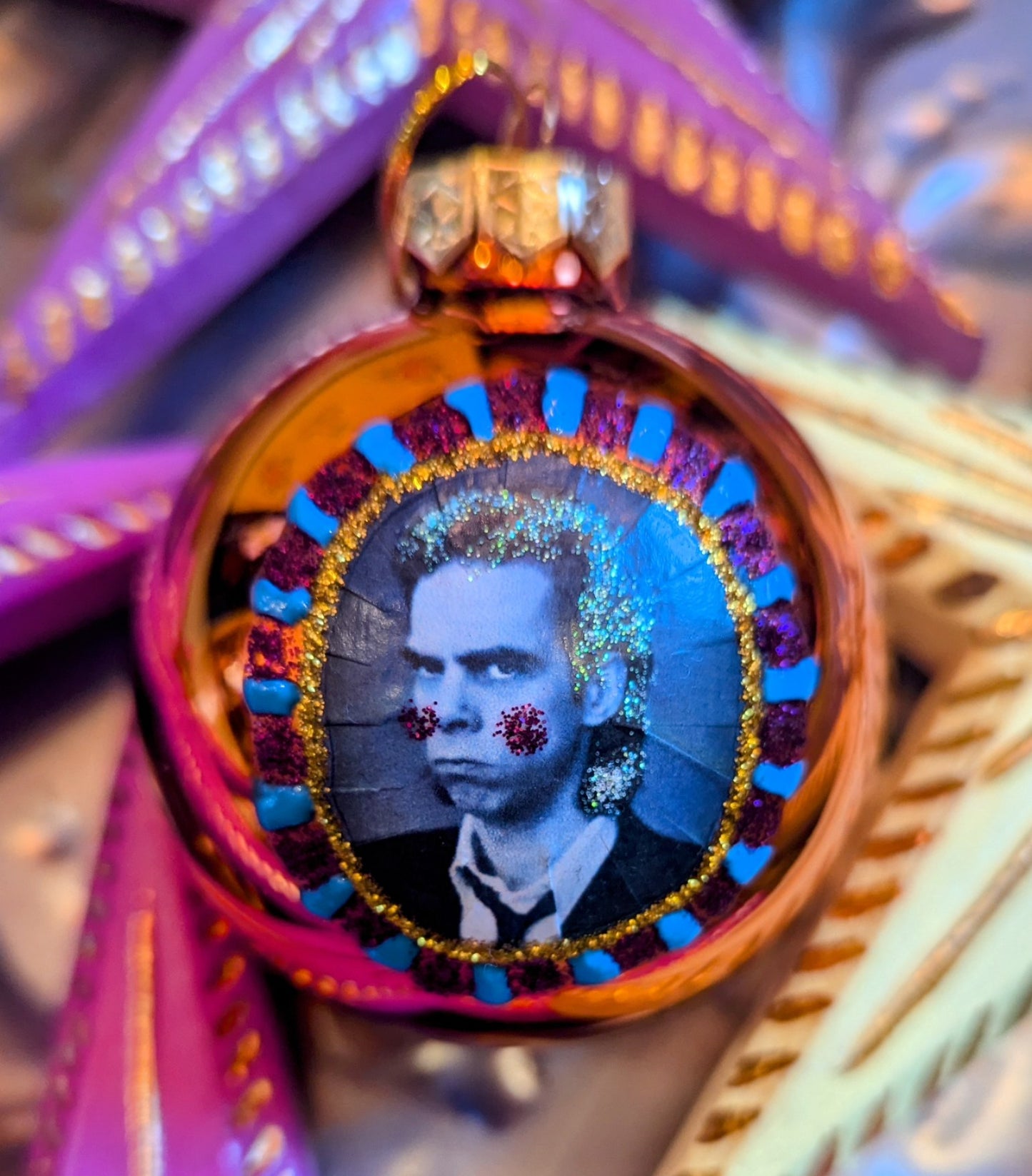 Nick Cave glass baubles