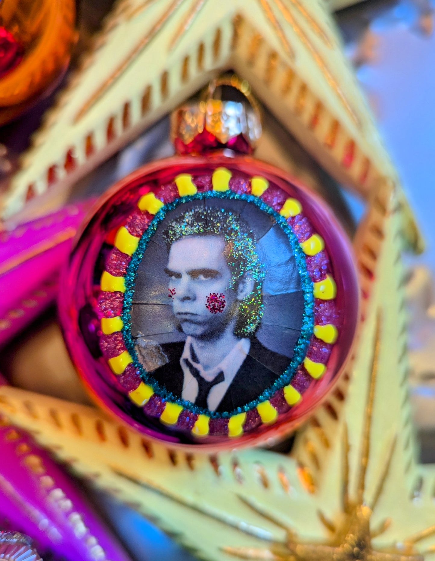 Nick Cave glass baubles