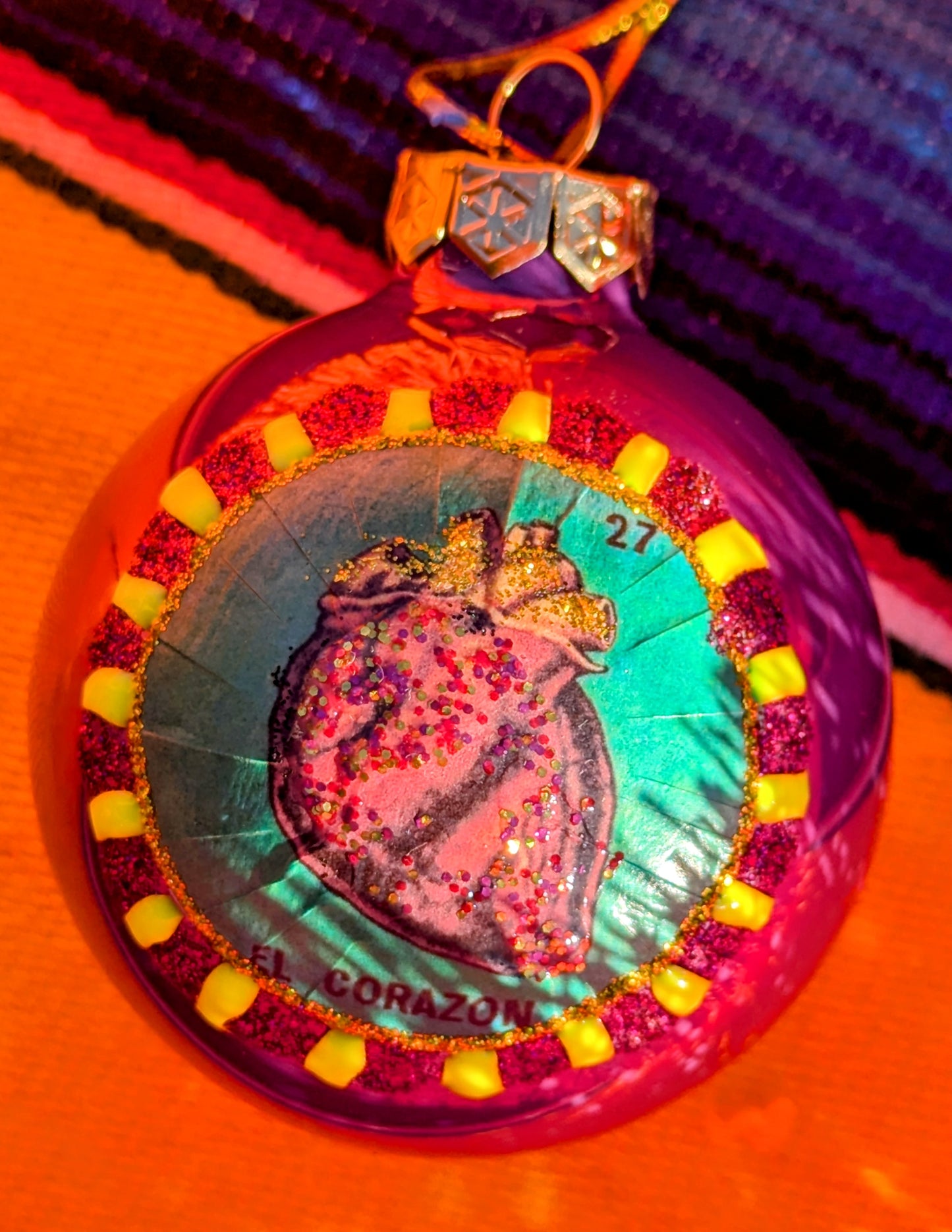 Mexican loteria baubles