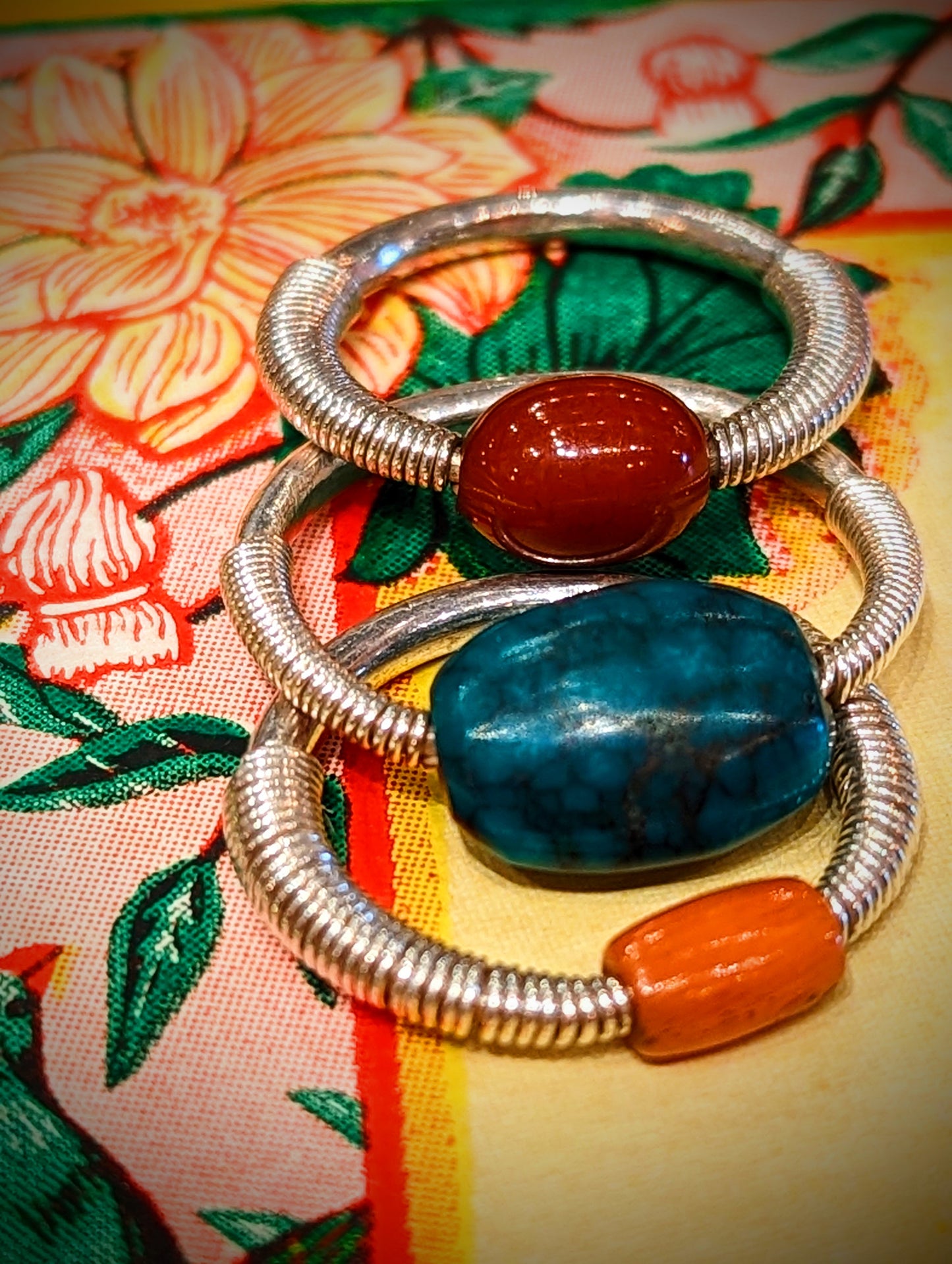 Mountain bead rings
