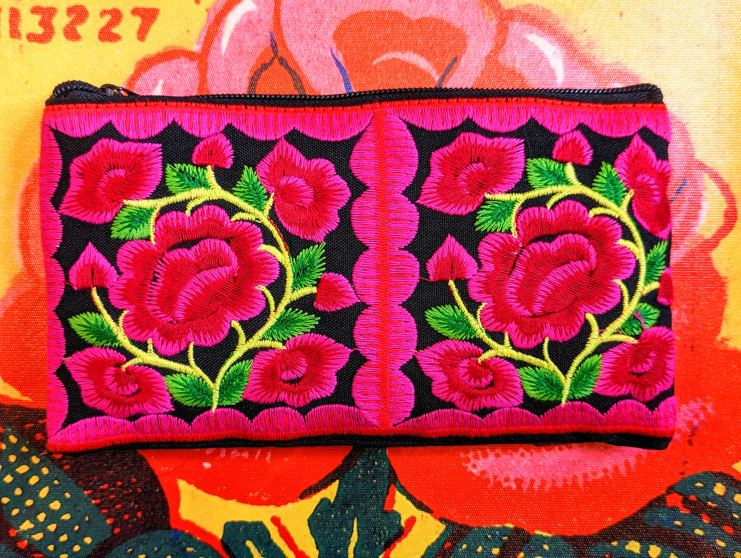 Large Peony tribal purses