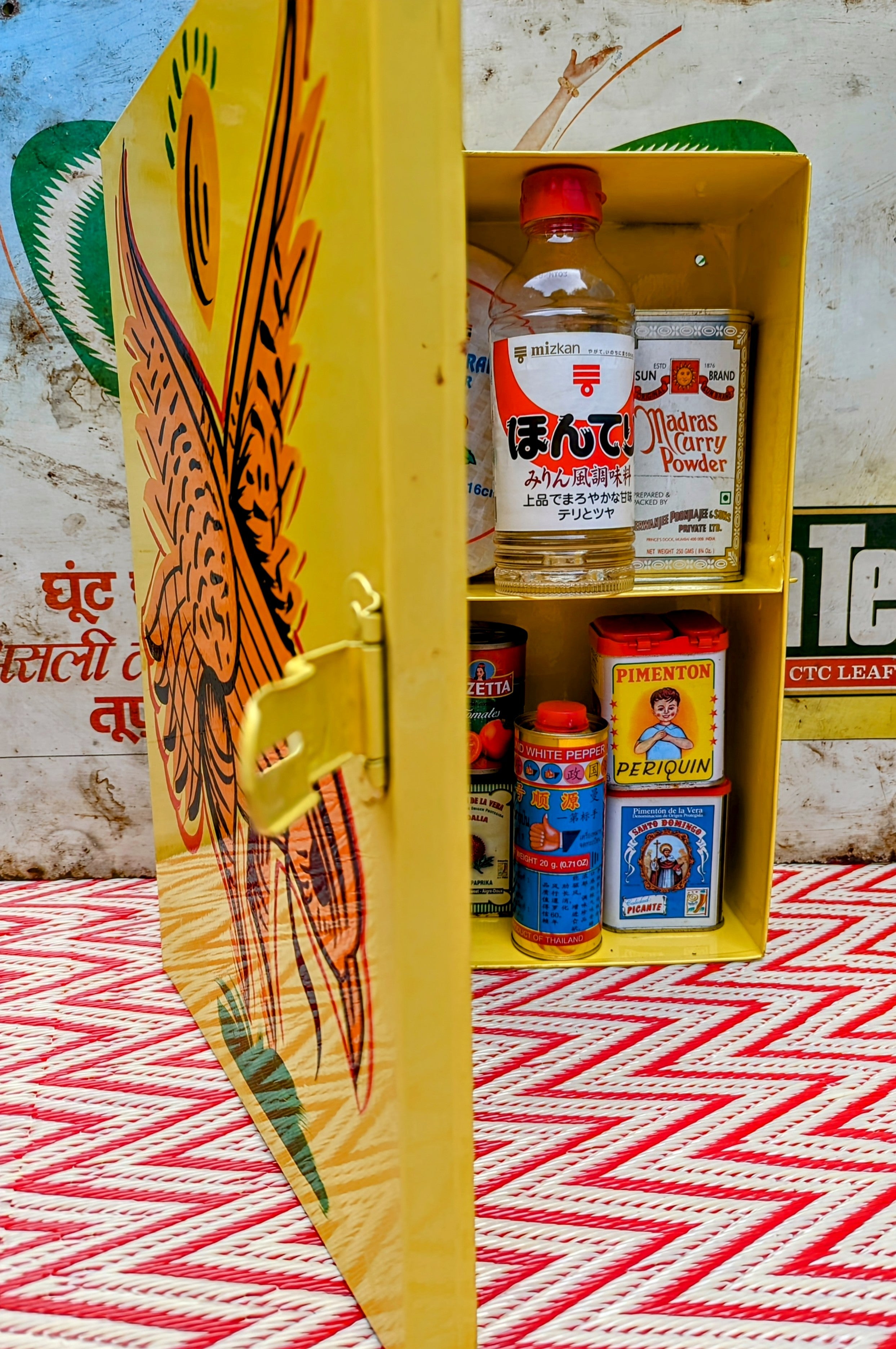 Indian truck art cupboards
