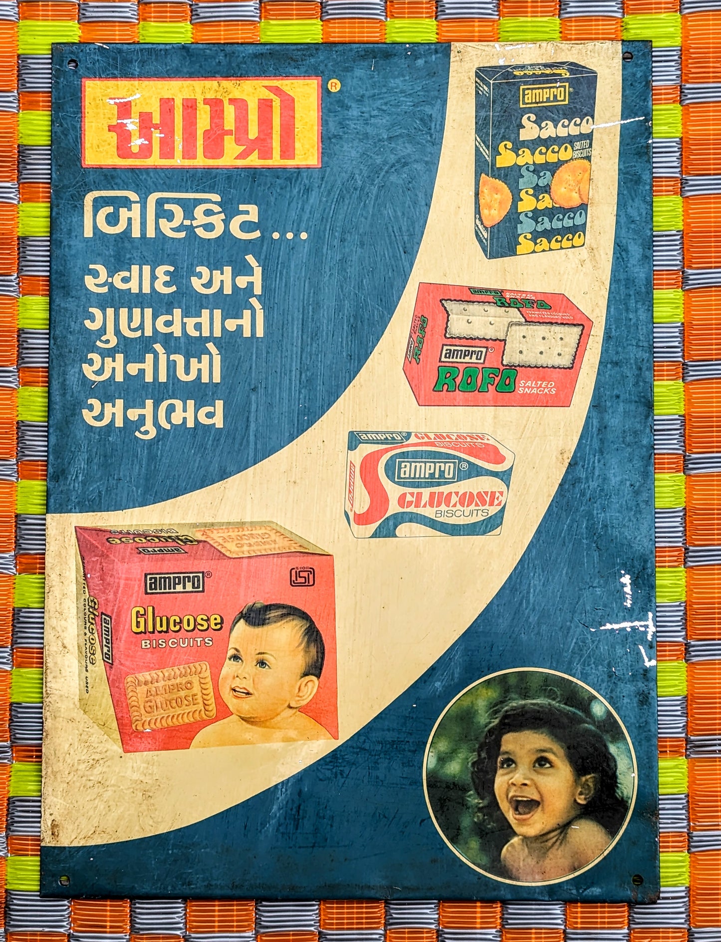Vintage indian signs, large
