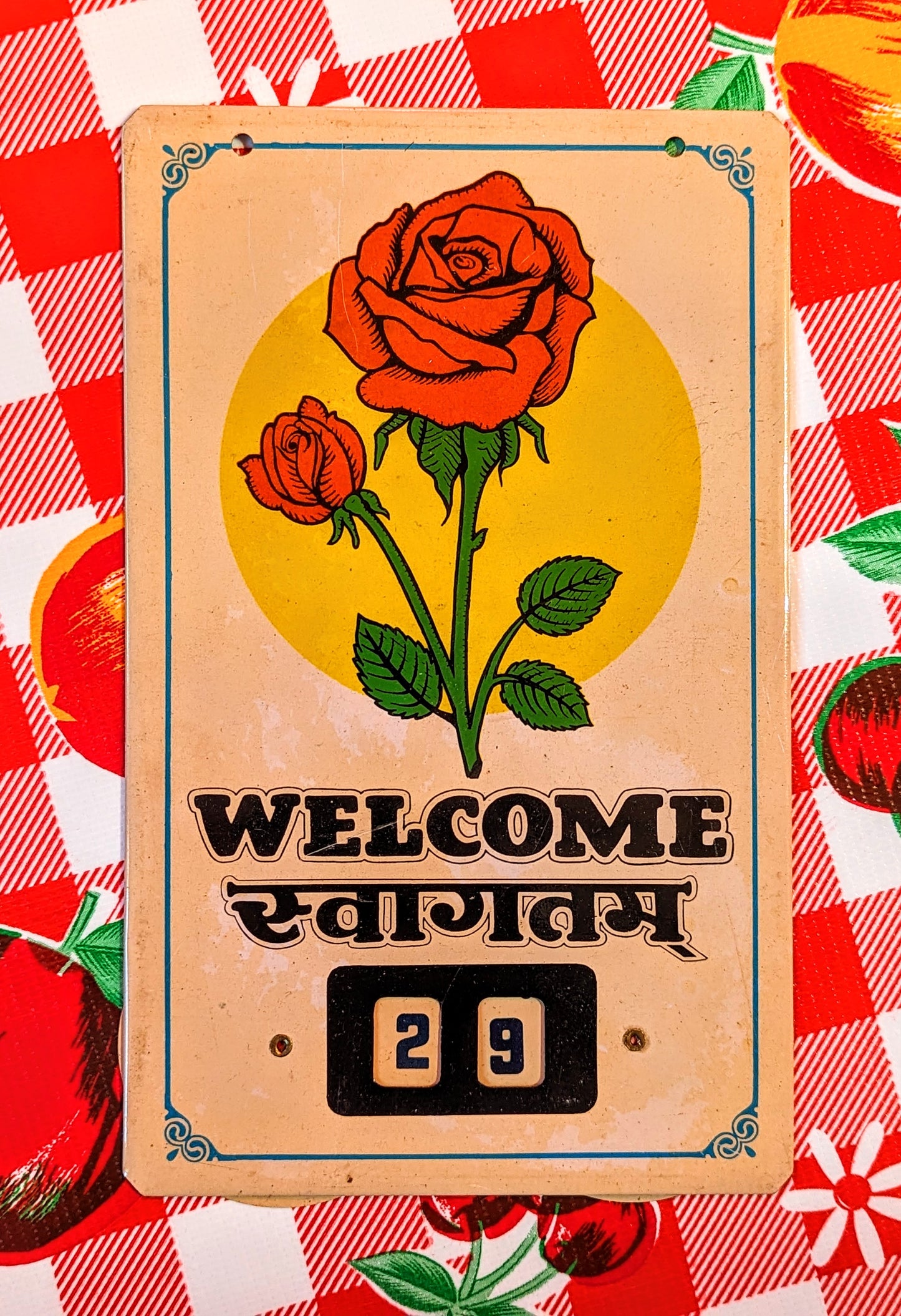 Vintage indian shop signs