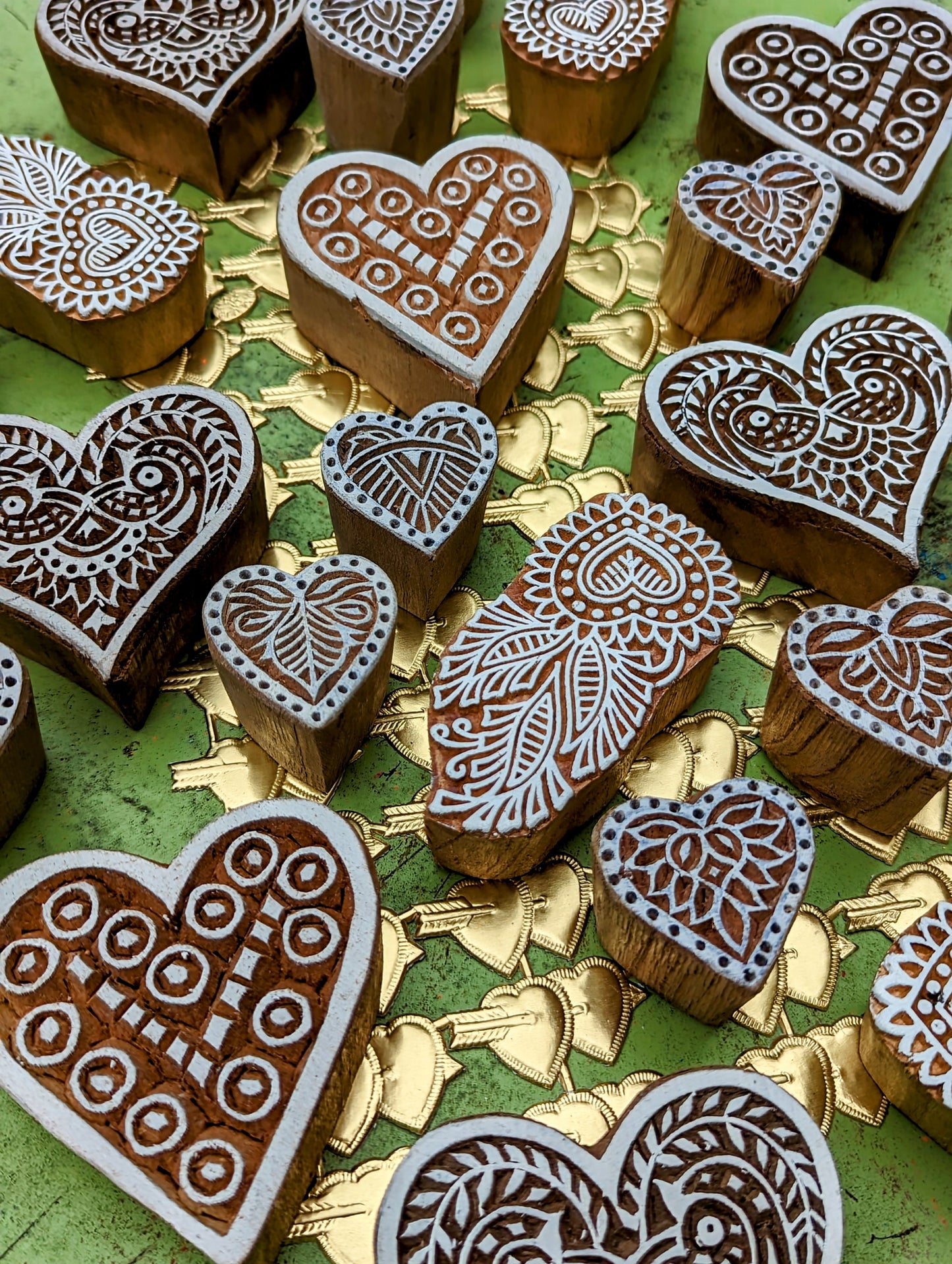 Heart wood blocks