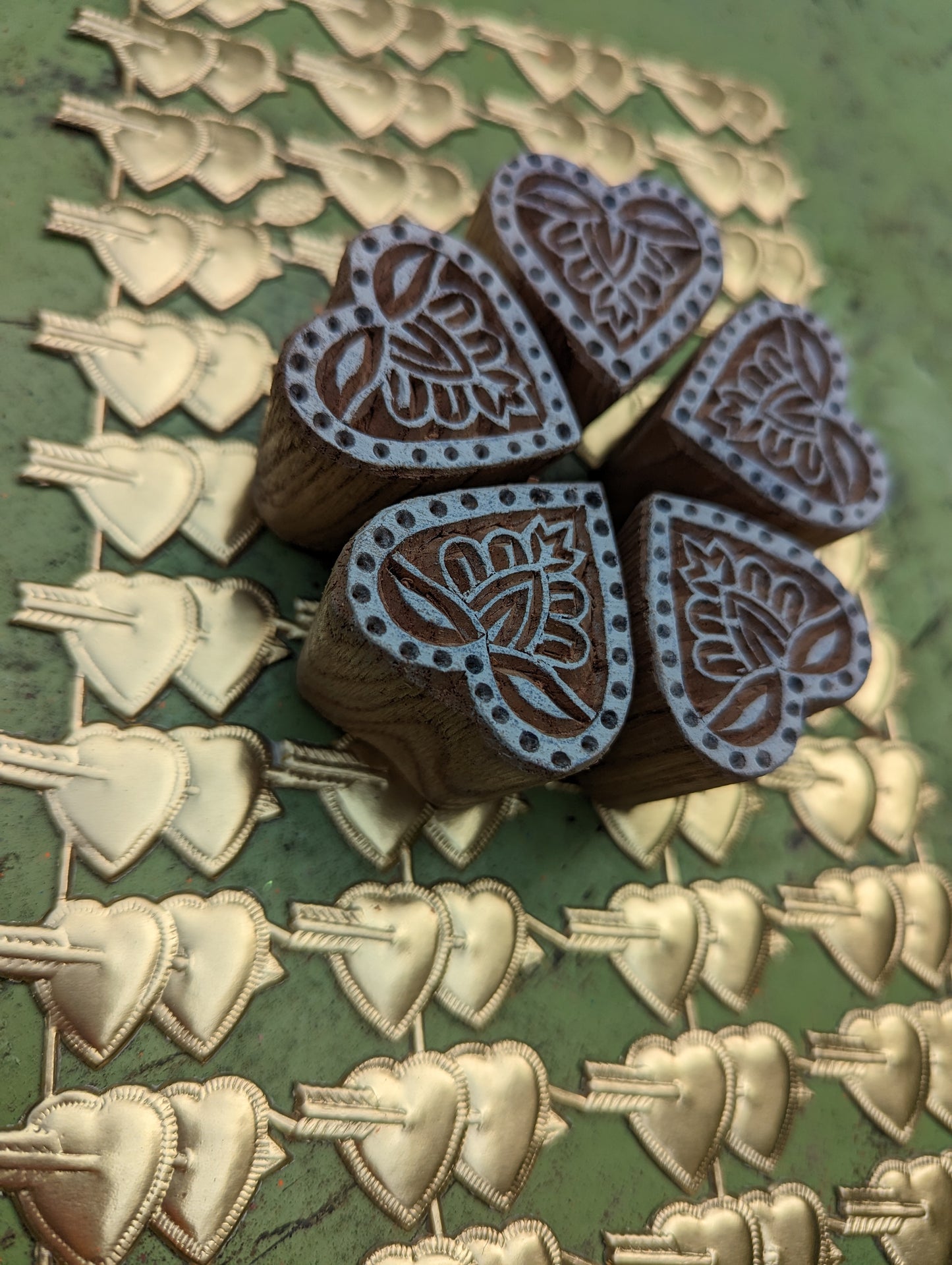 Heart wood blocks