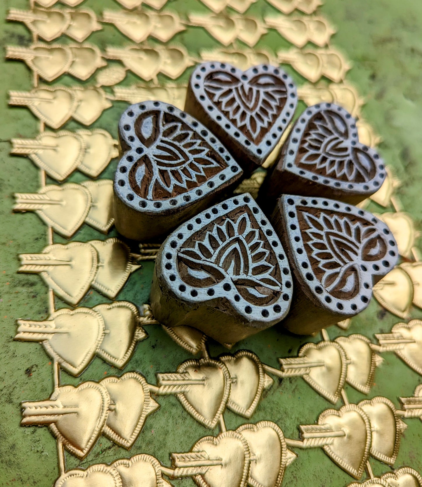Heart wood blocks