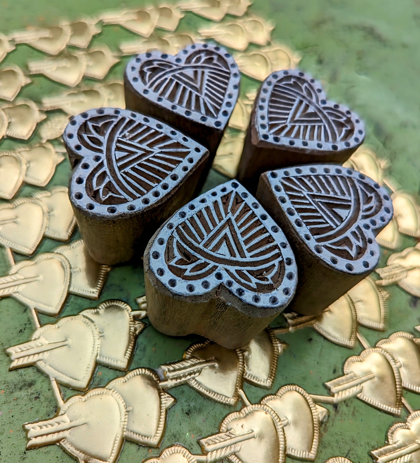 Heart wood blocks