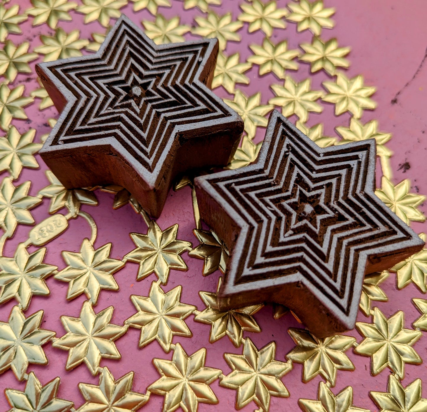 Celestial wood blocks
