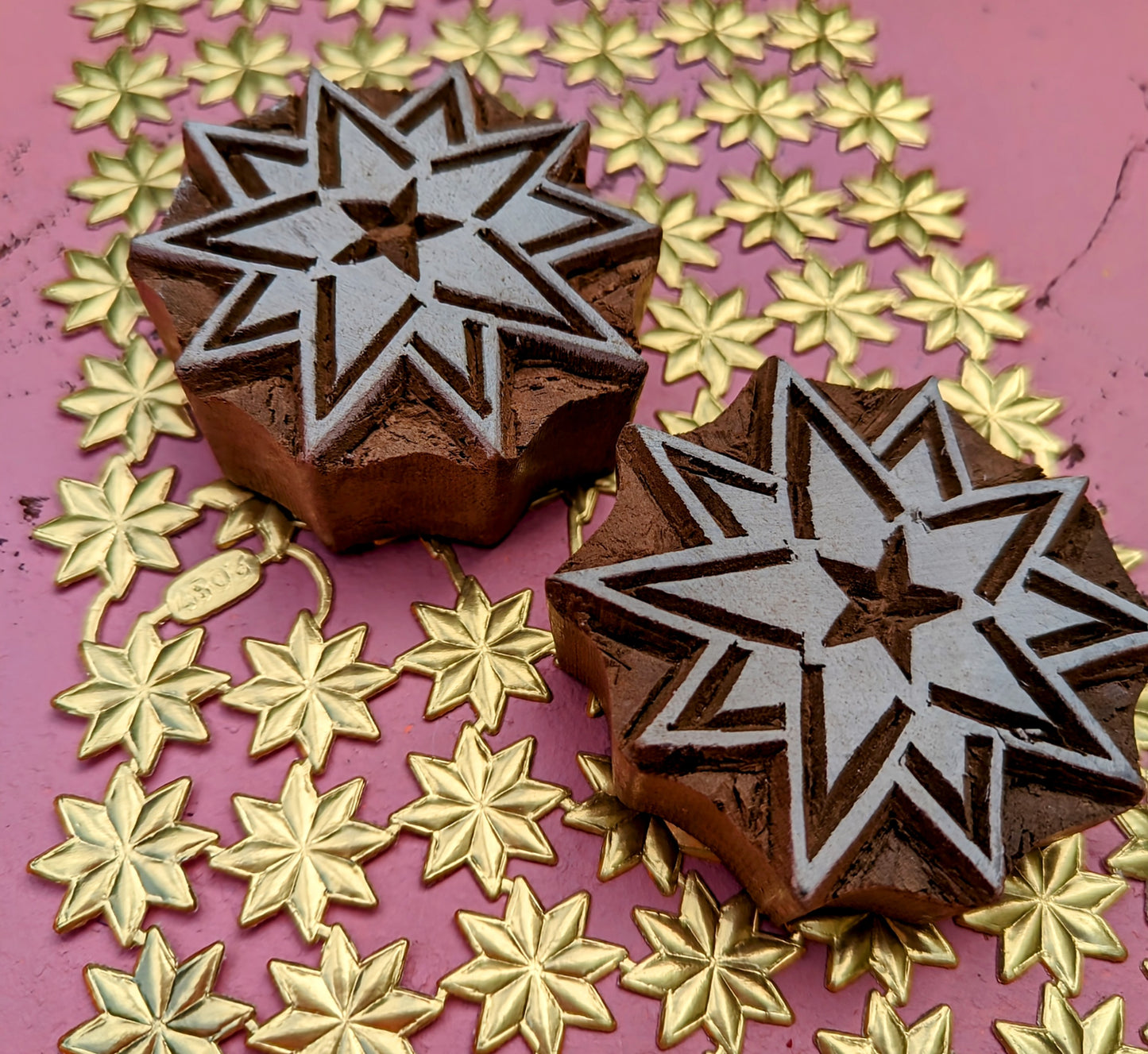 Celestial wood blocks