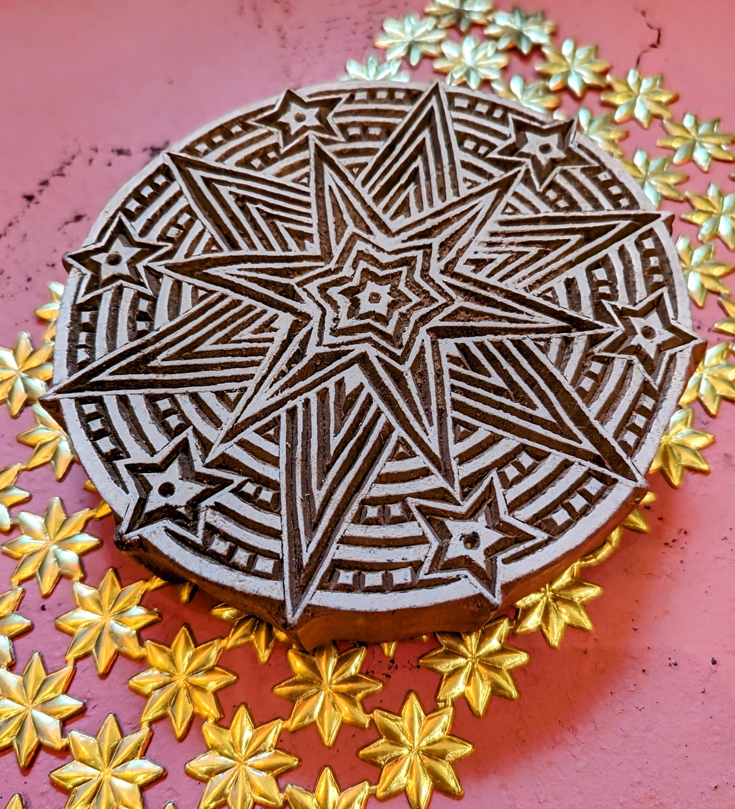 Celestial wood blocks