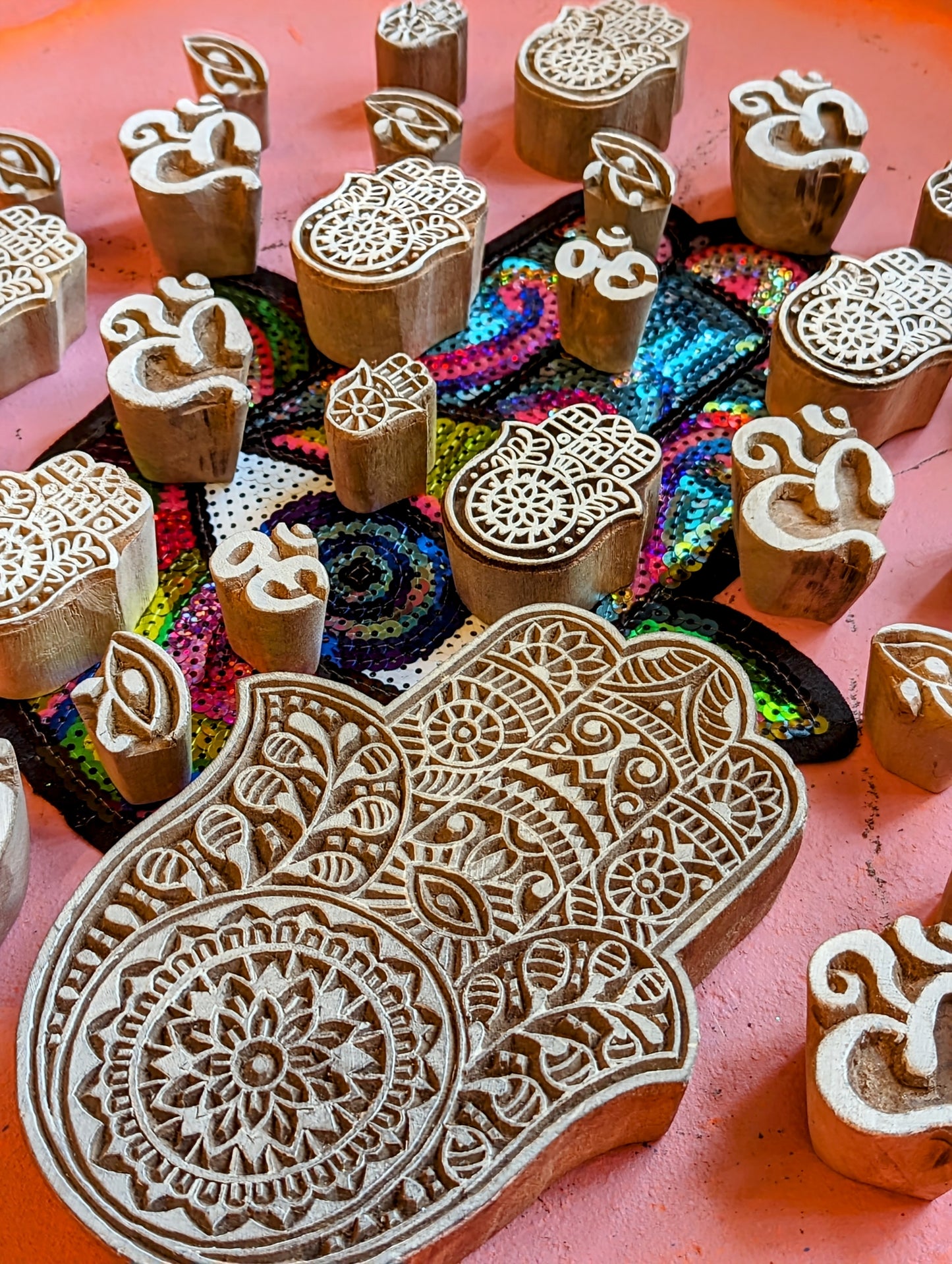Spiritual wood blocks