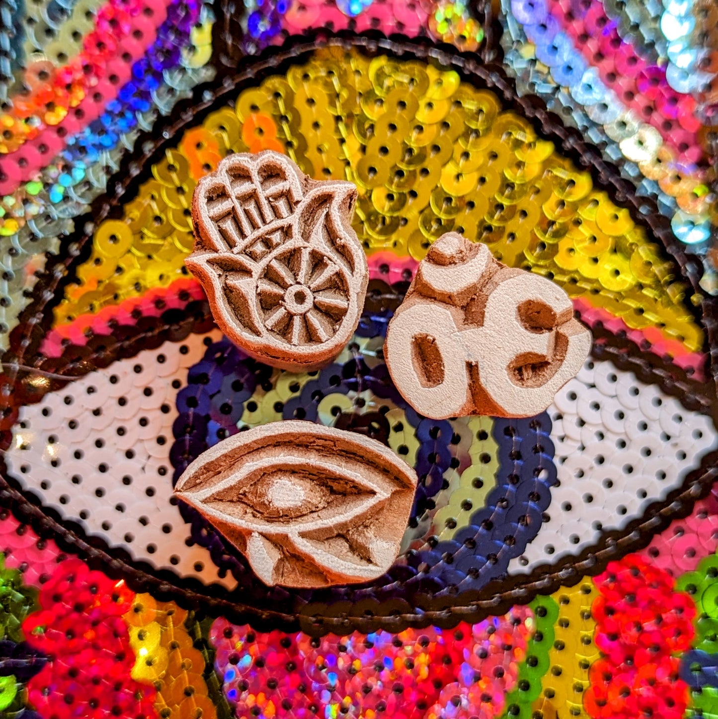 Spiritual wood blocks