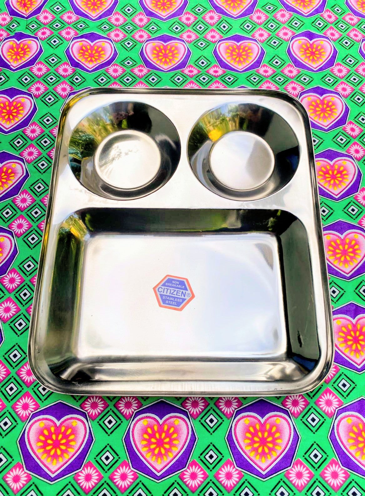 Stainless steel thali