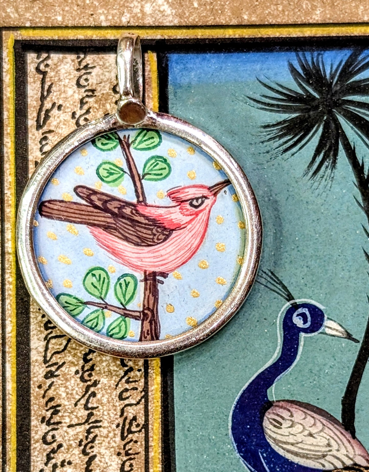 Beautiful birds miniature paintings