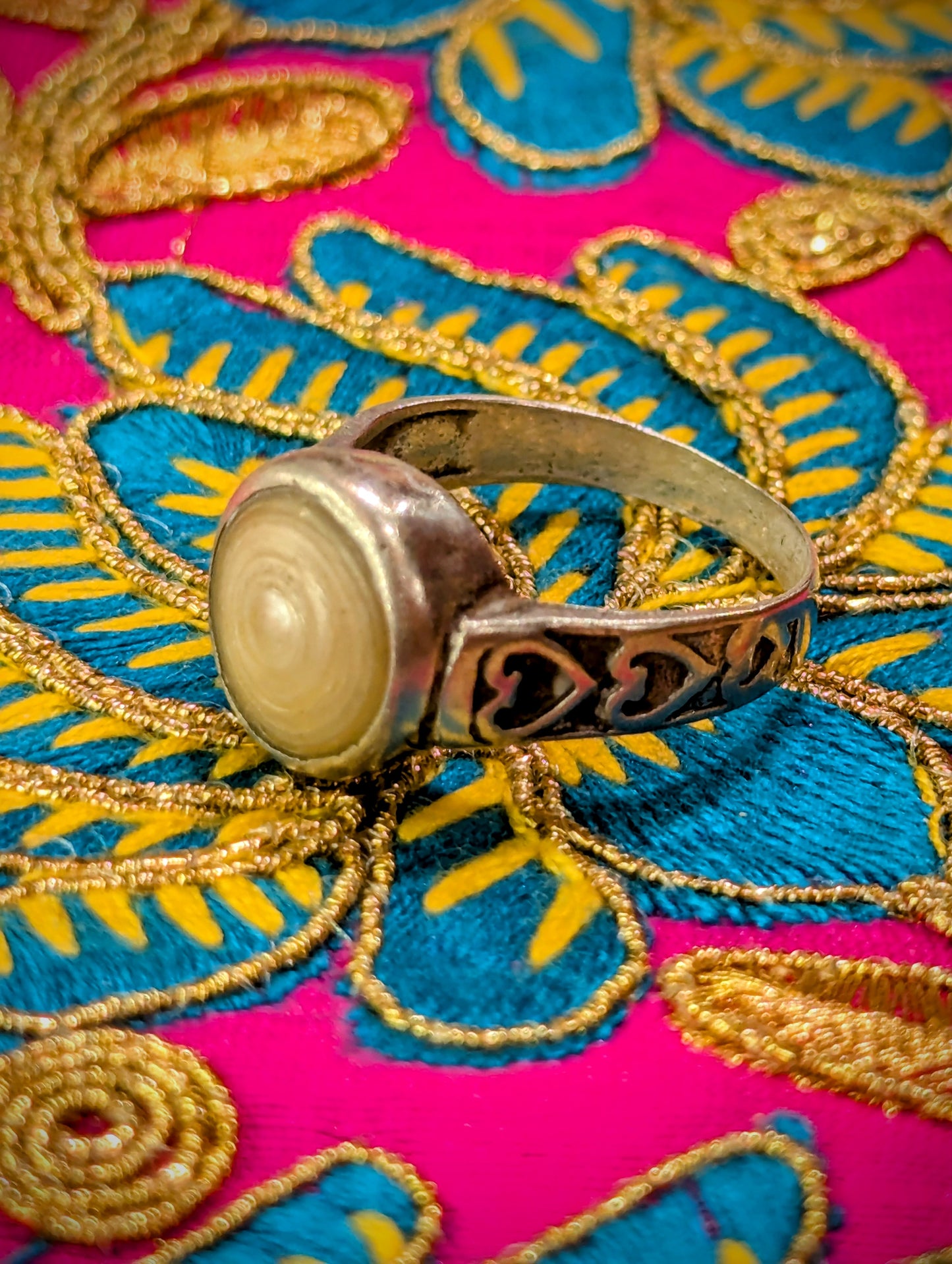 Vintage Rajasthani pearl rings