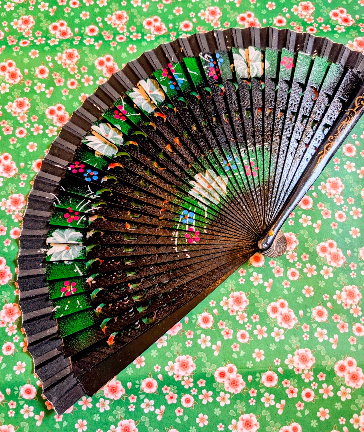 Hand painted fans