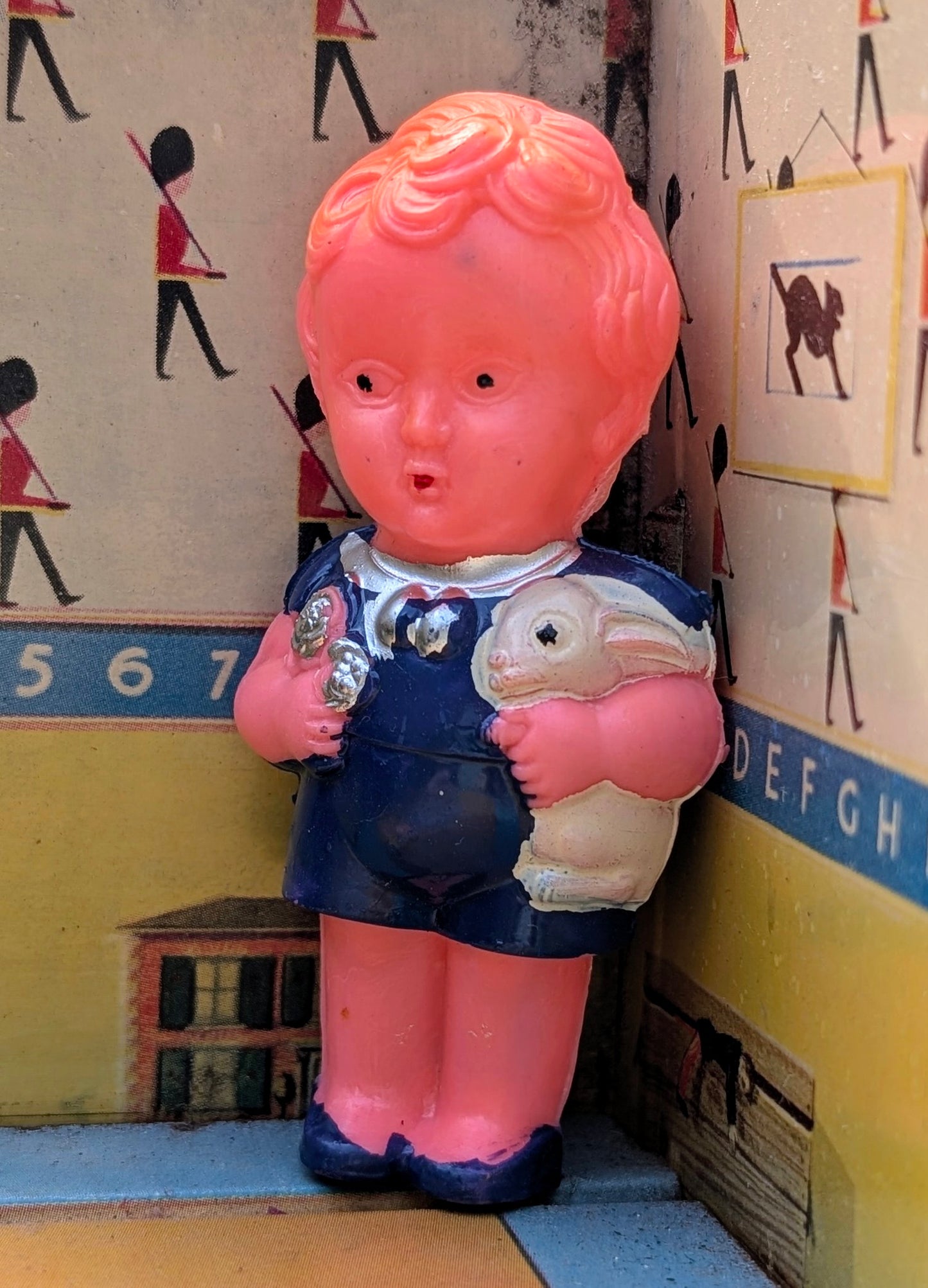 Vintage Bunny boy Rattle