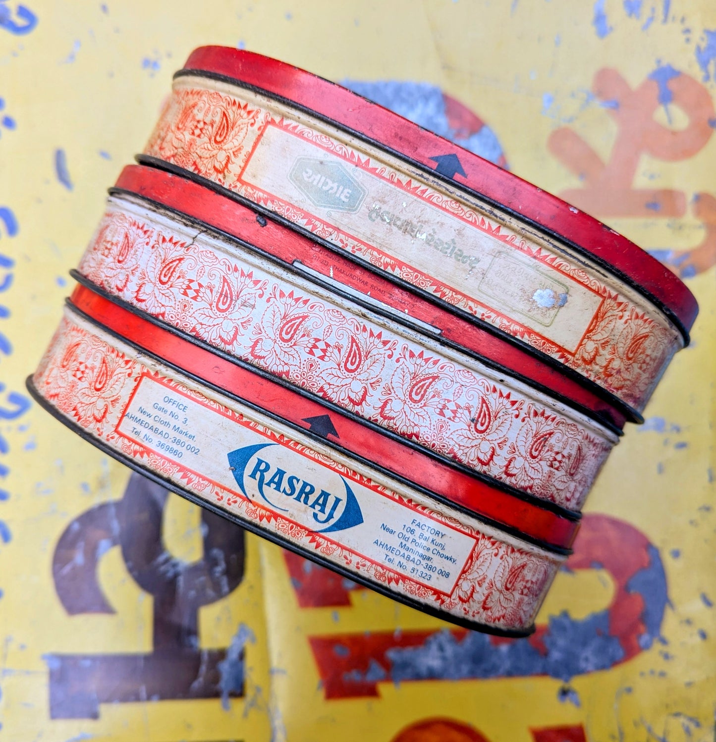 Vintage indian tins - Rasraj