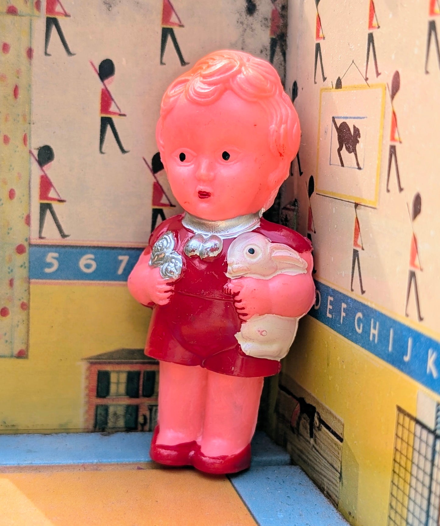 Vintage Bunny boy Rattle