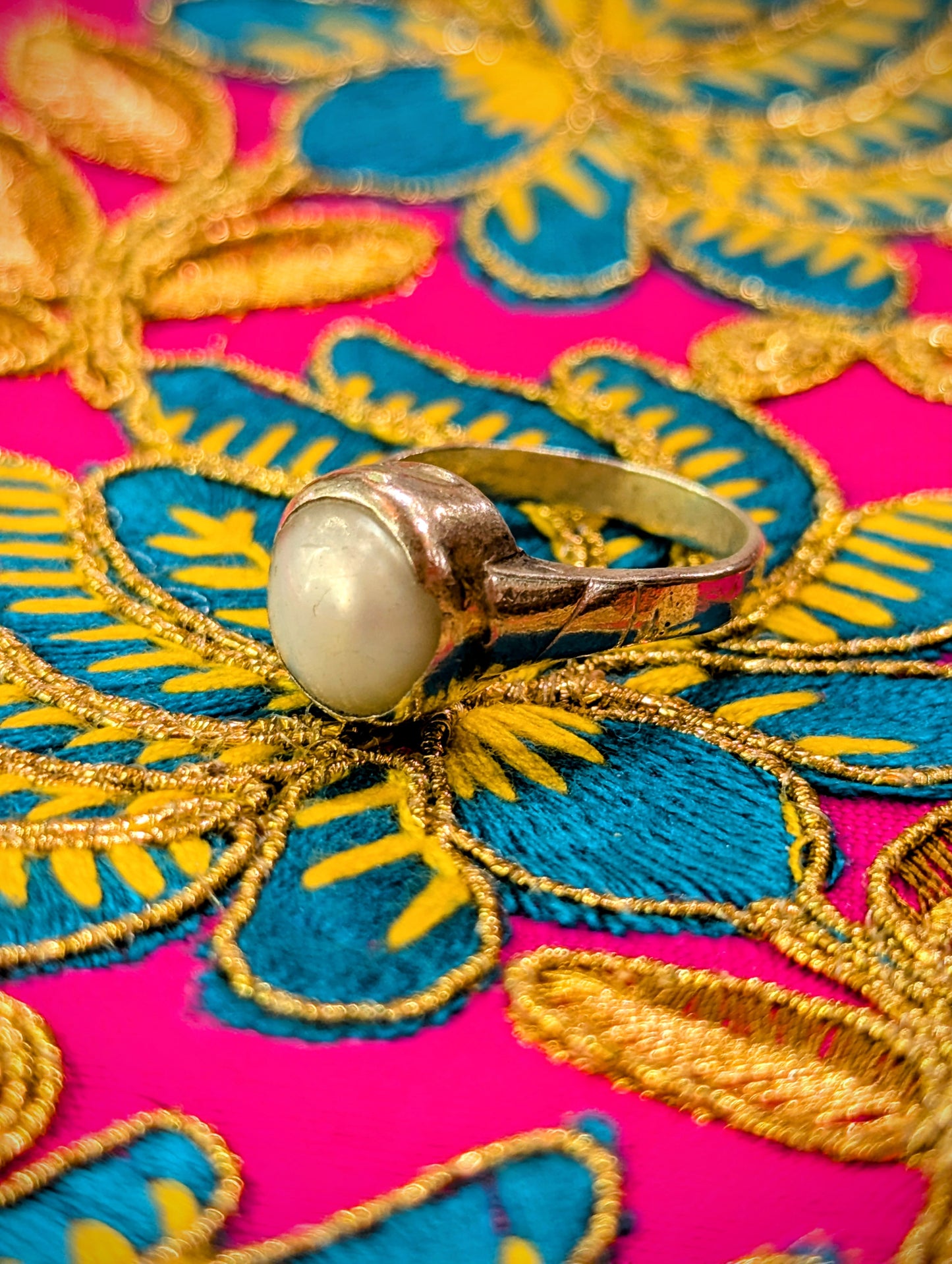 Vintage Rajasthani pearl rings