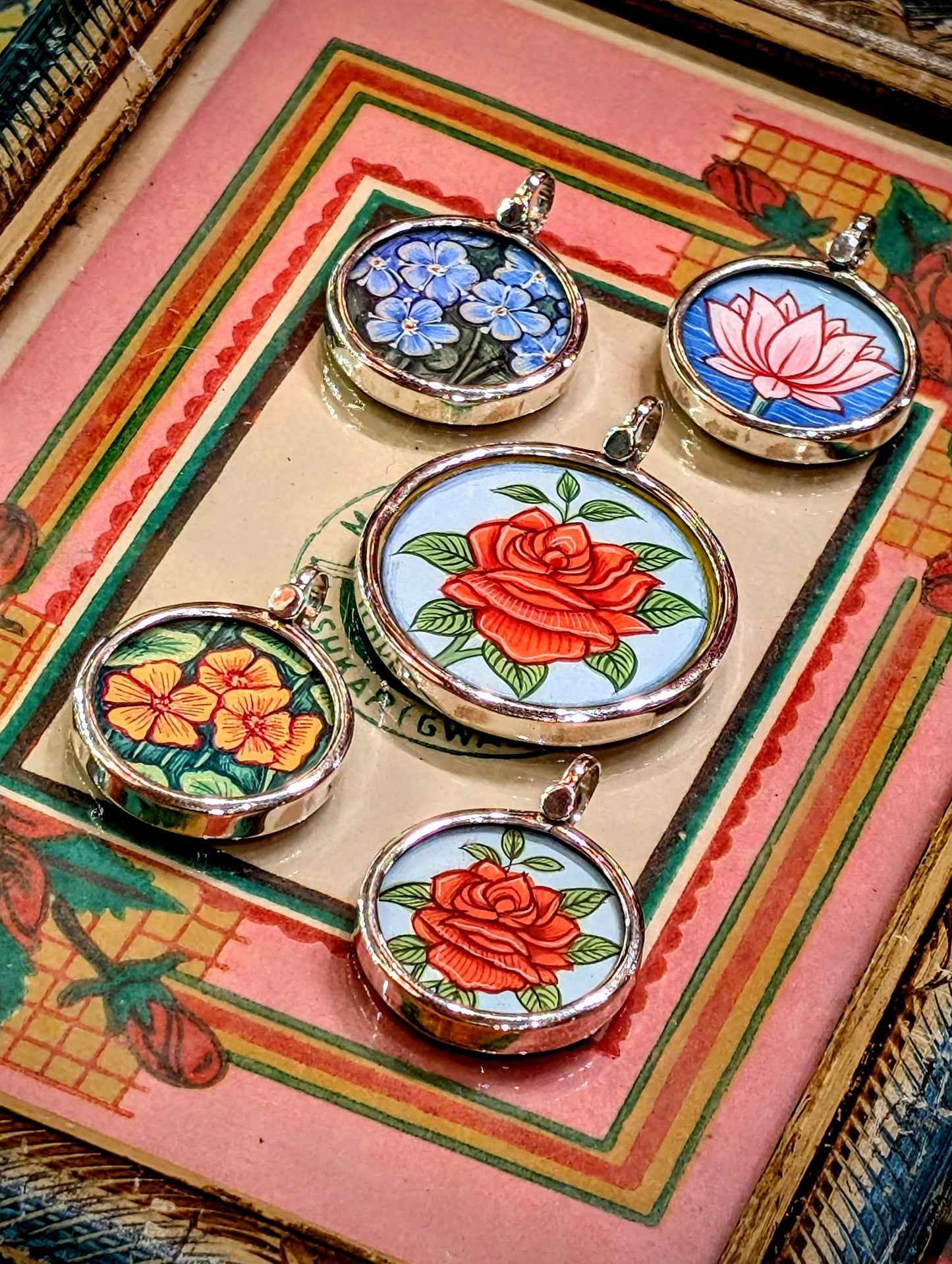 Fabulous florals miniature paintings