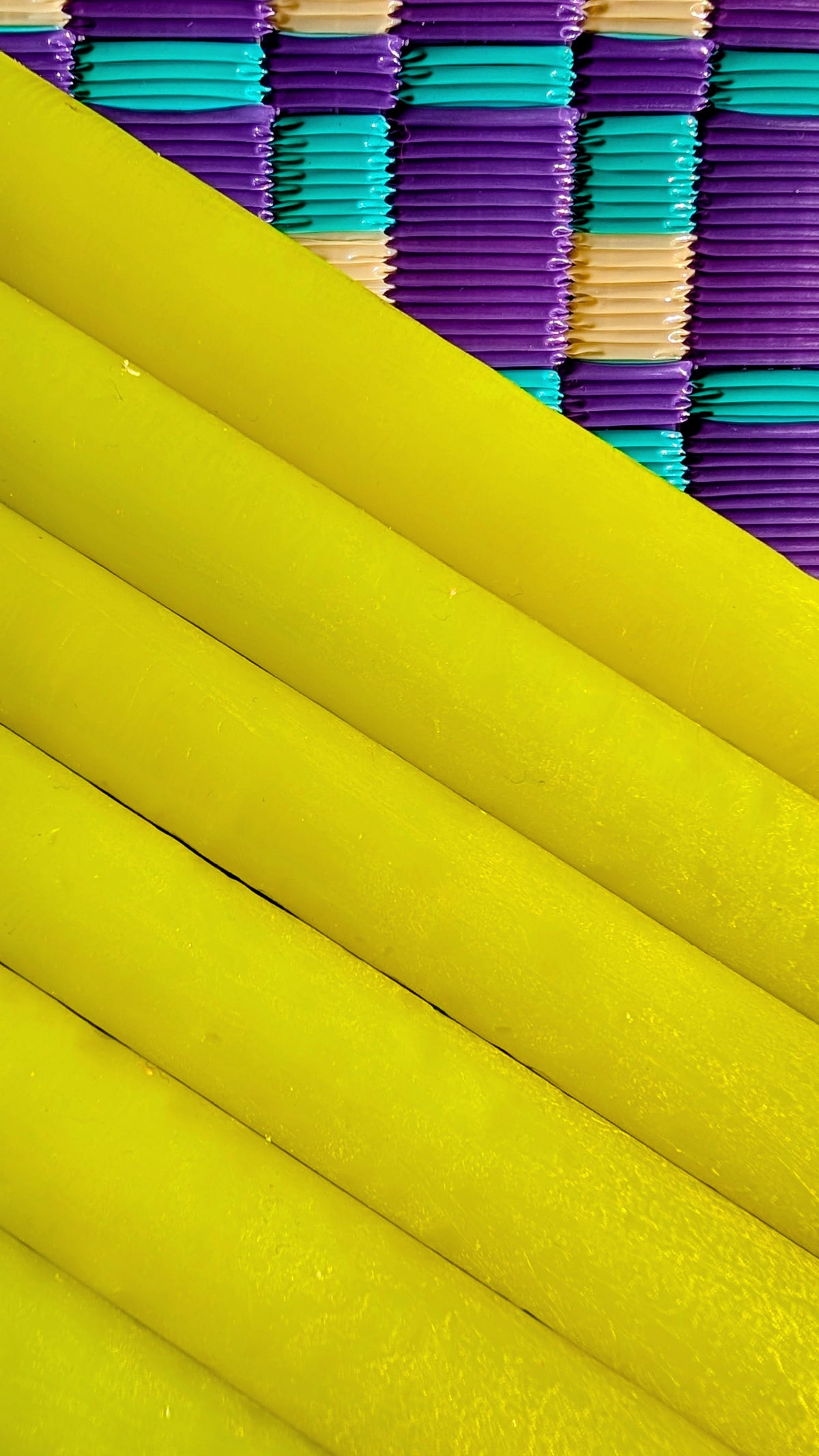 Luxe neon bright candles