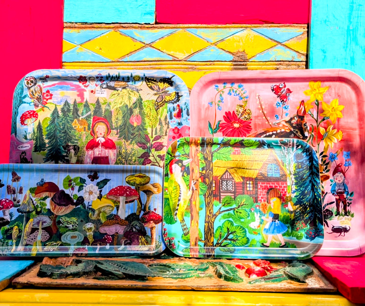 Woodland wonderland trays