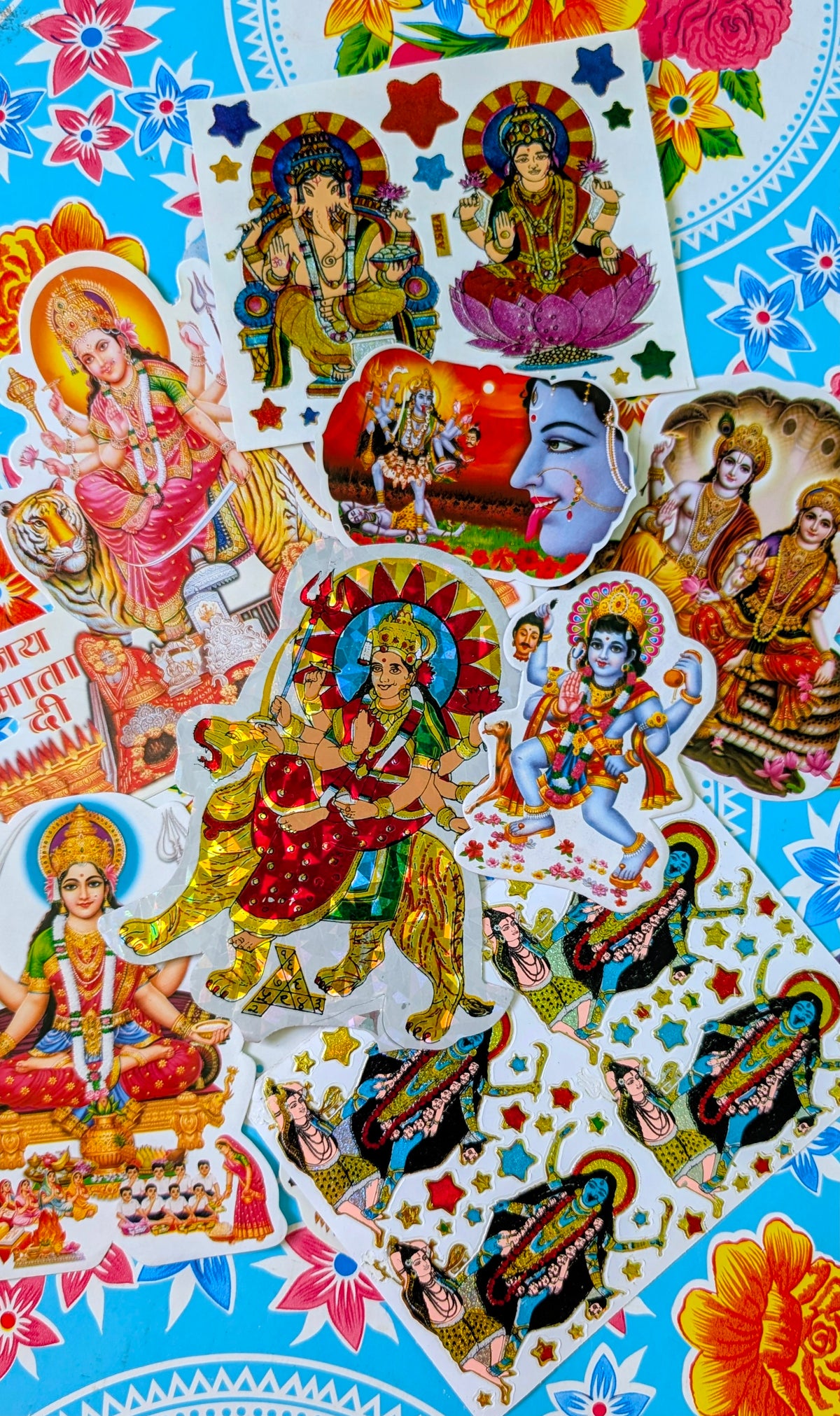 Indian god stickers pack