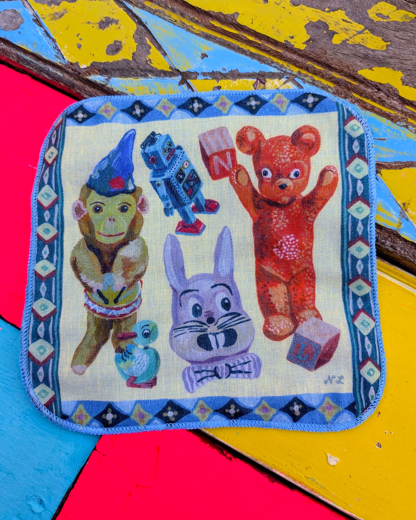 Favourite toys flannel