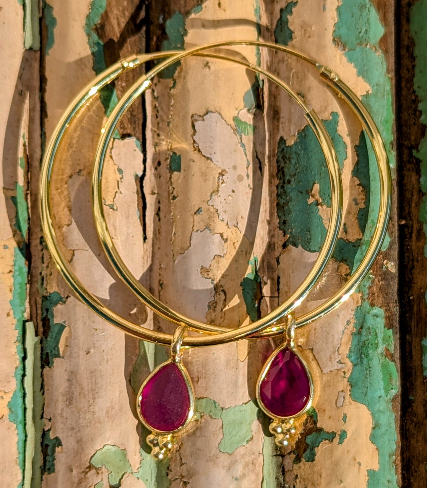 Jaipur jewels on hoops