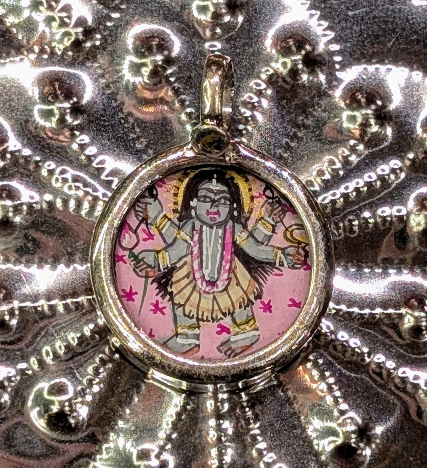 Kali painted pendants