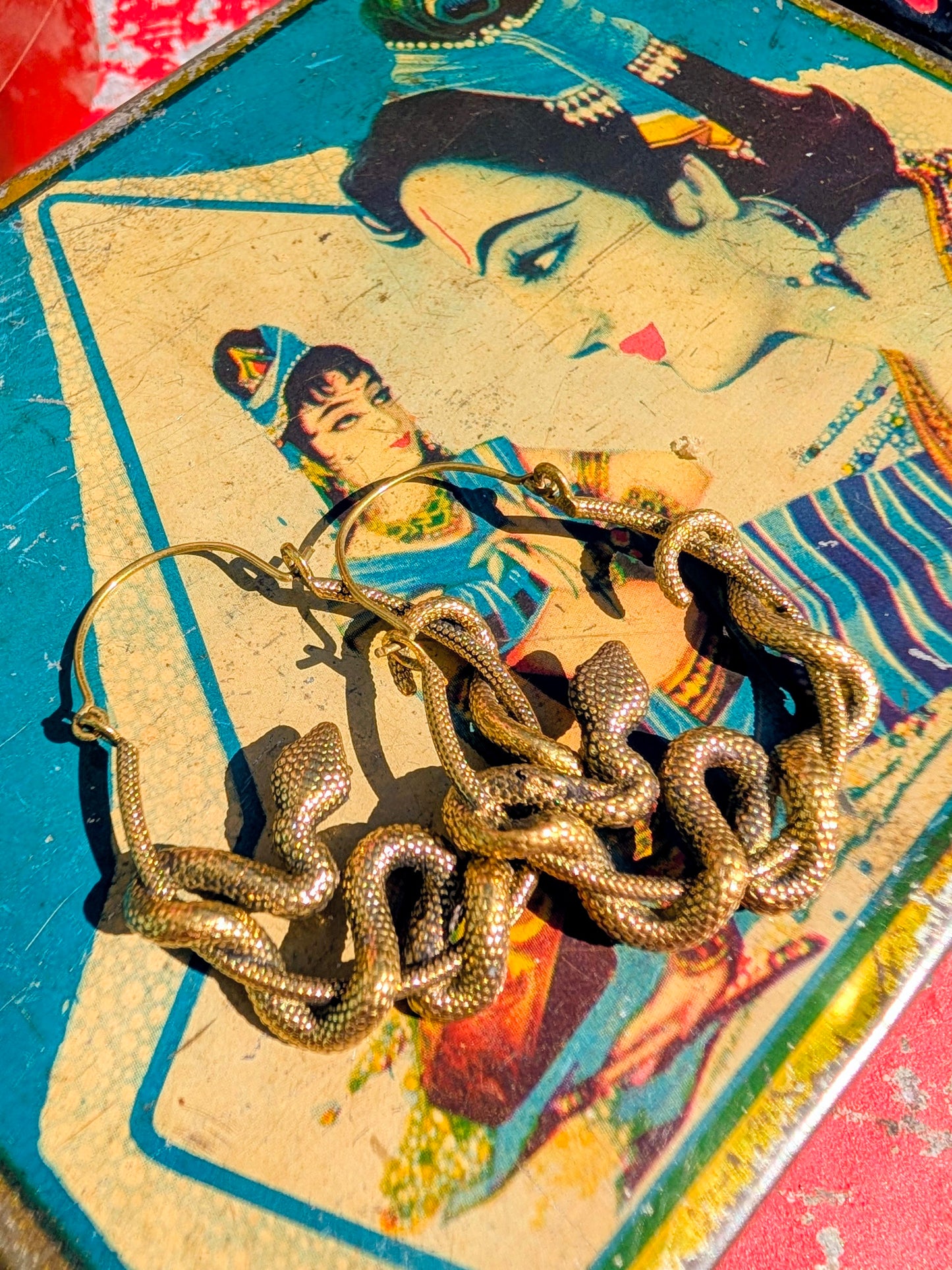 Brass snake collection